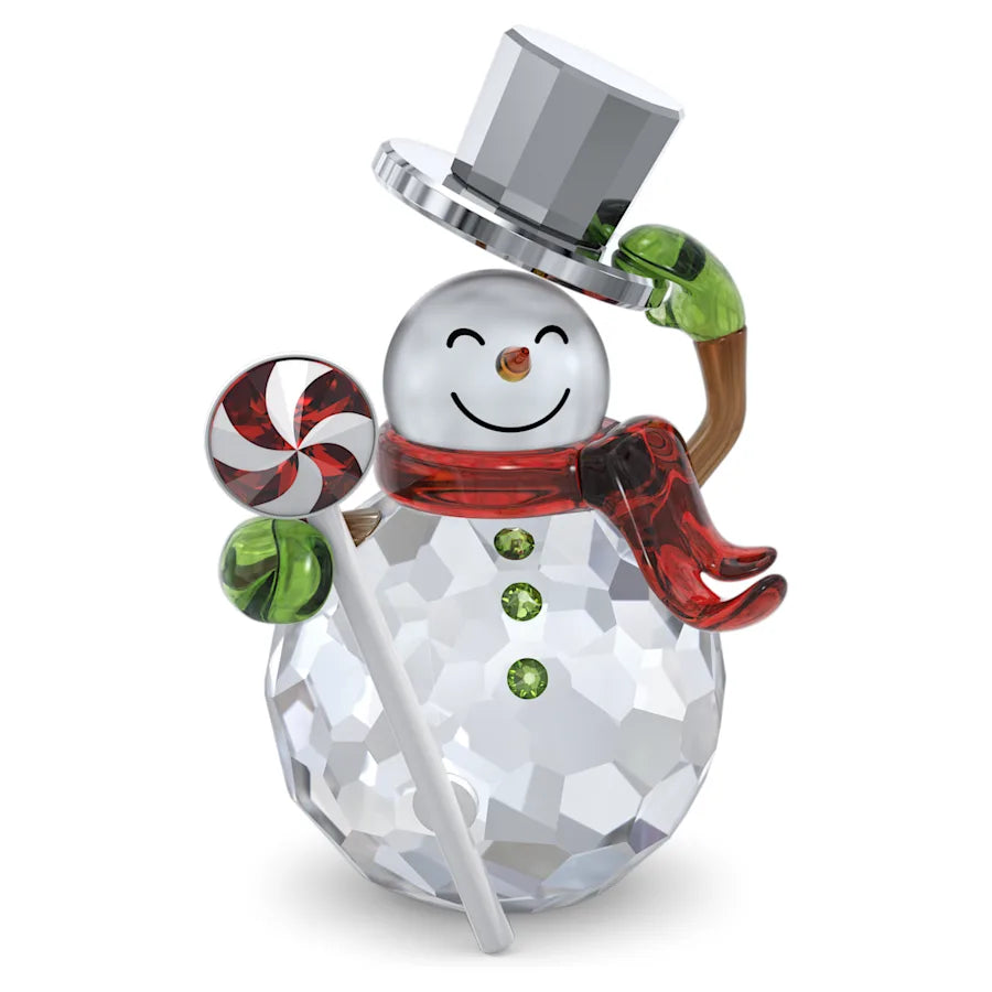 Festive Holiday Cheers Dulcis Snowman Decor - Christmas Home Decoration for Mantel, Tabletop & Holiday Party Decor