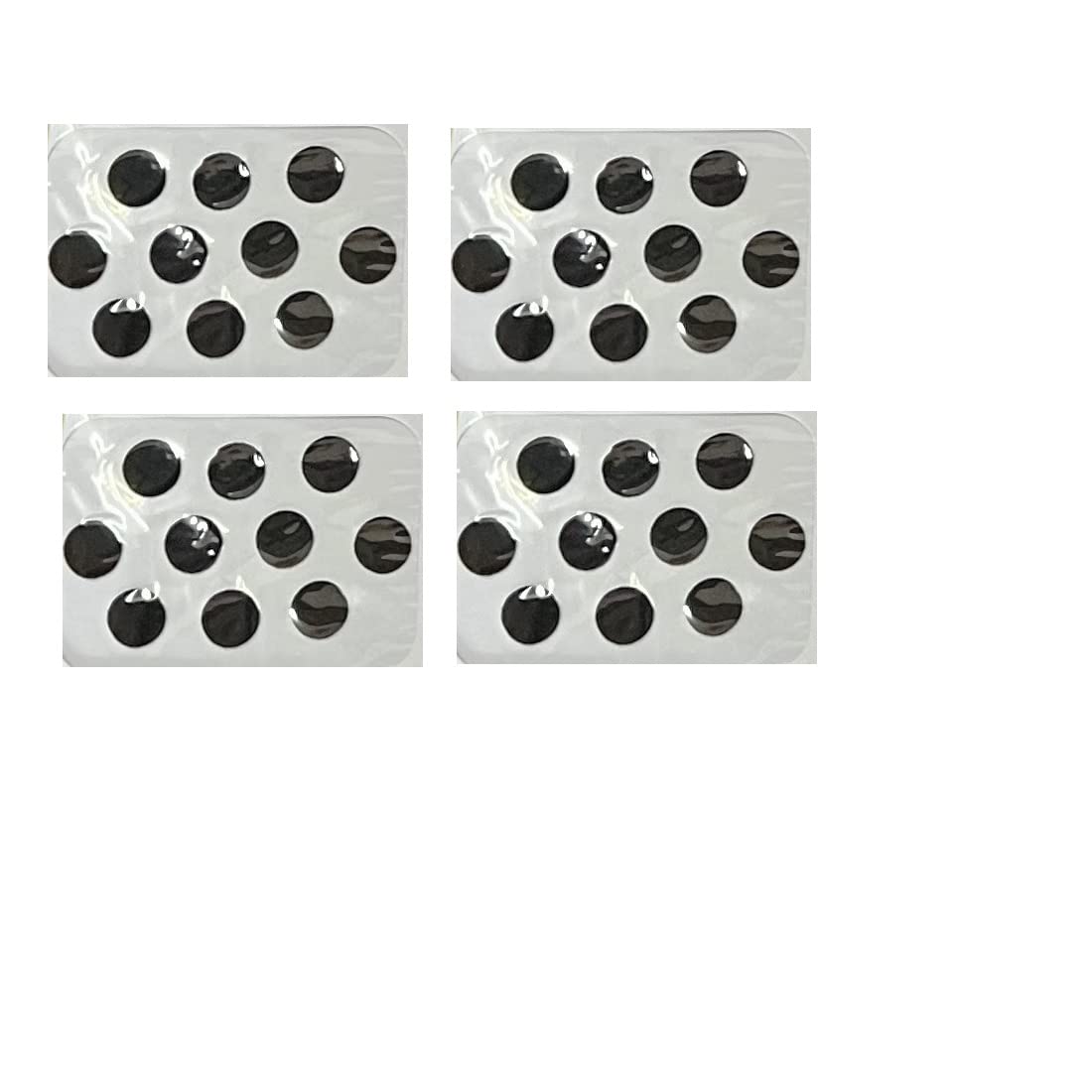 50pcs Black Kumkum Bindi Stickers for Women & Girls - Traditional Forehead Tikka with Skin-Friendly Glue | Perfect for Weddings, Festivals & Daily Wear