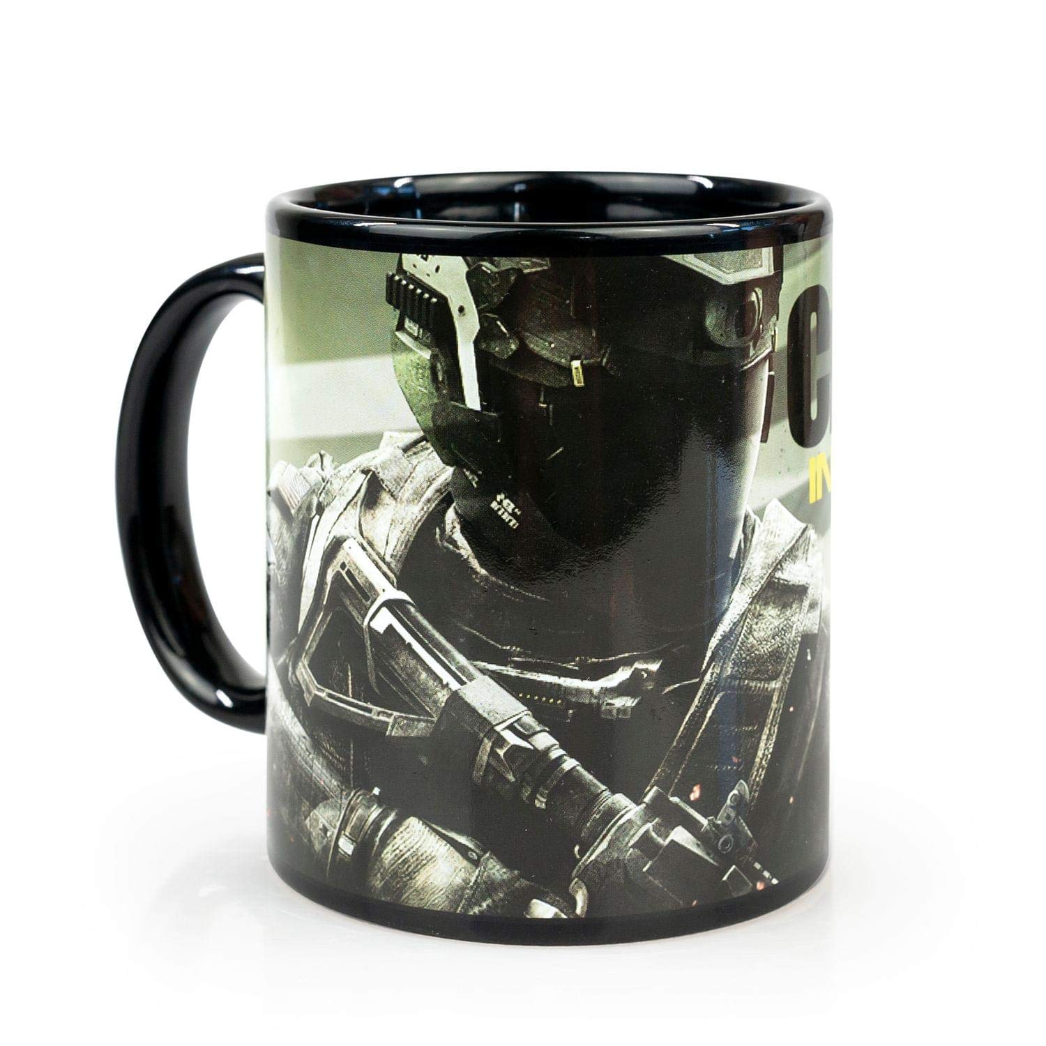 Call of Duty Infinite Warfare Heat Reactive Ceramic Mug - Changes Color with Hot Liquids - Perfect for Gamers, Coffee & Tea Lovers, Office & Home Use