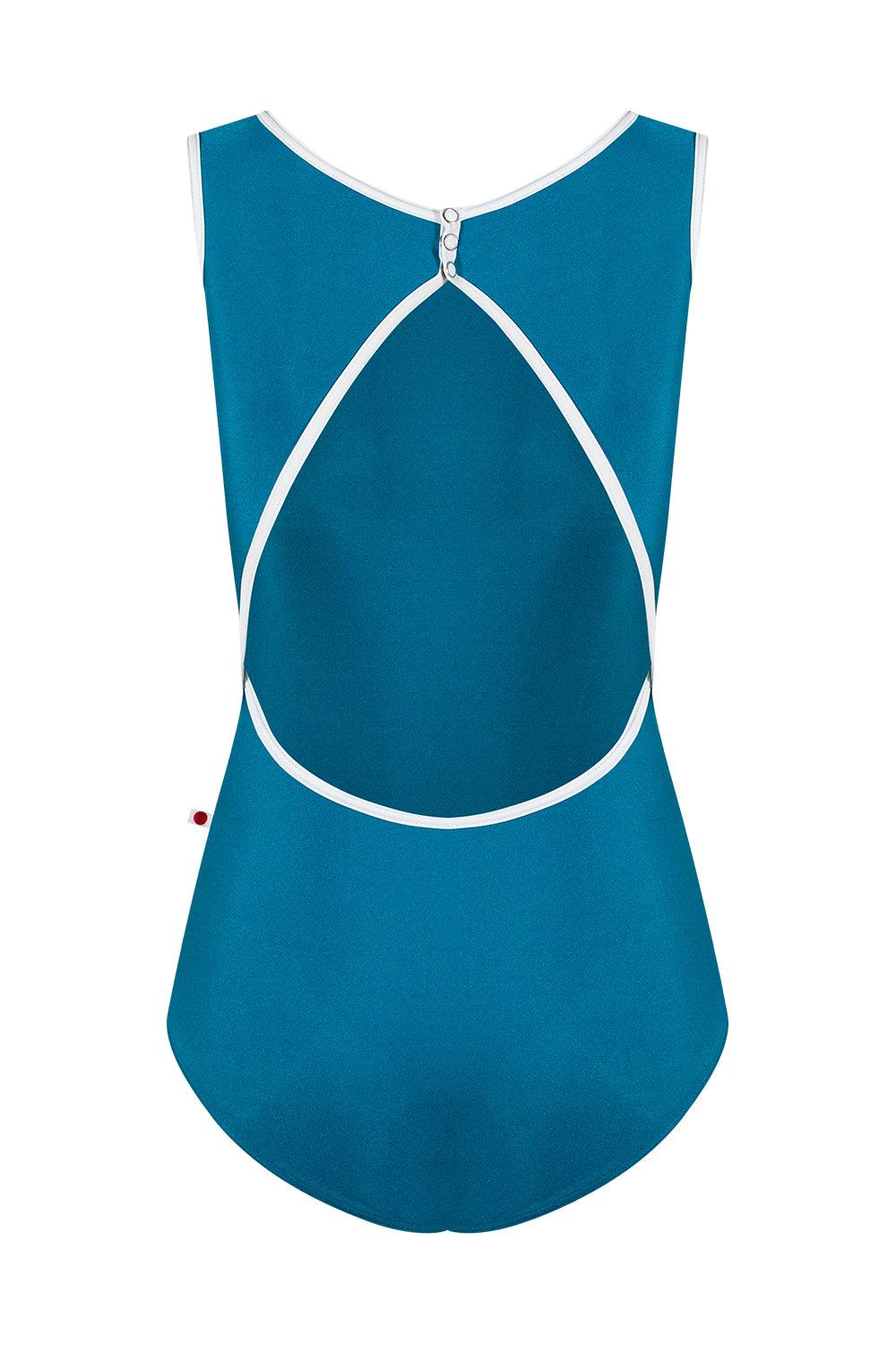 Yumiko Adult LARISSA Boat Neck Leotard - Stretchy Ballet Dance Leotard for Women - Perfect for Ballet, Yoga & Dance Classes