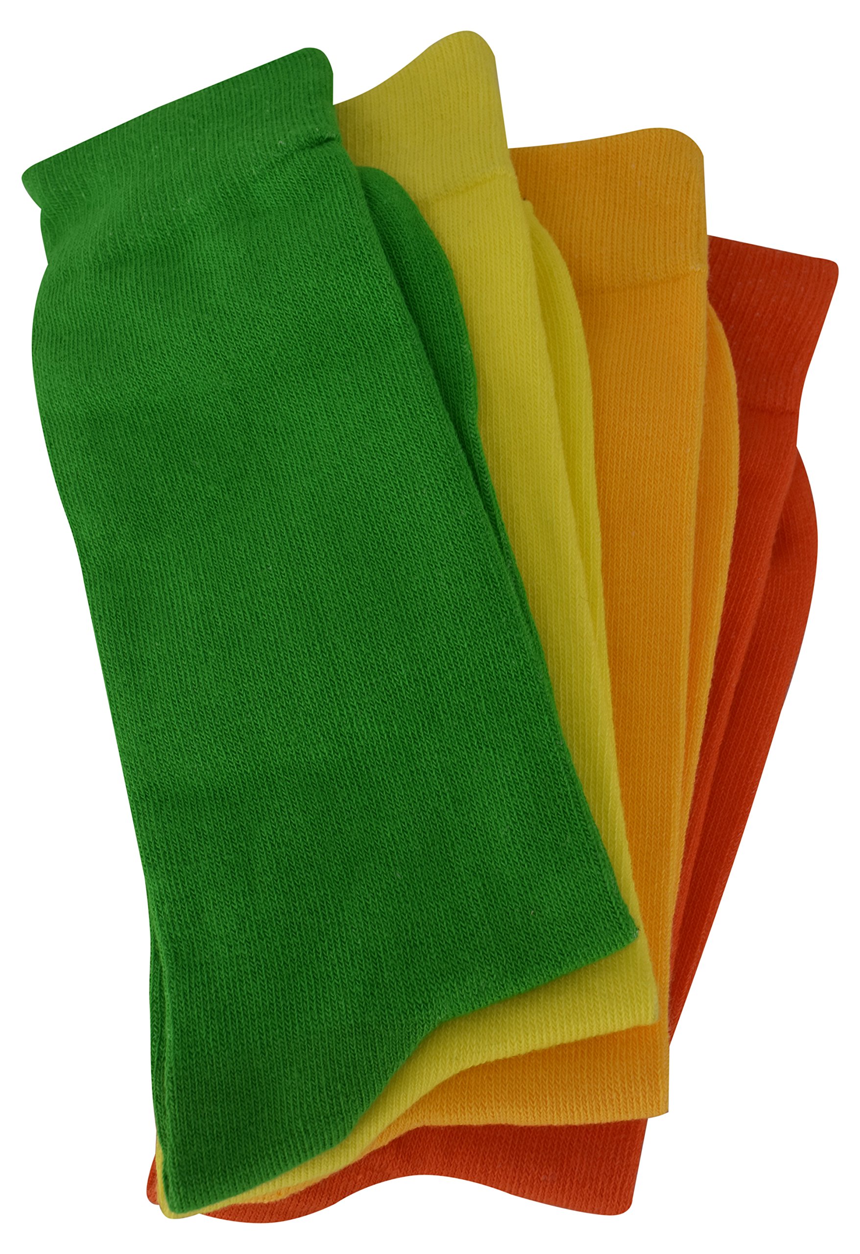 Men's Solid Color Cotton Dress Socks - 3 Pack Comfortable Formal & Casual Socks for Office, Business, Wedding & Daily Wear