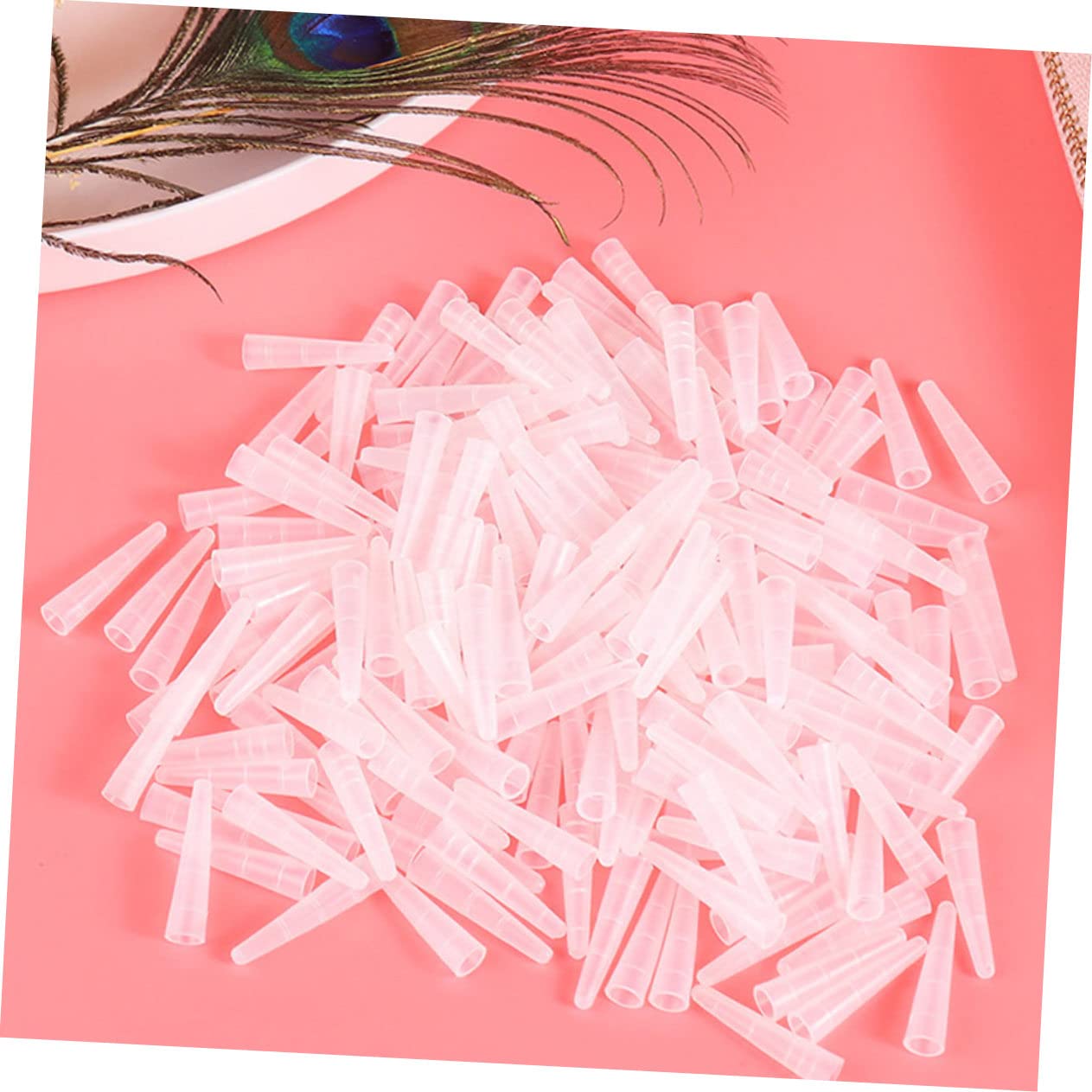 Mikinona 30pcs Silicone Lash Tweezers Covers - Eyelash Extension Forceps Tip Protectors for Professional & Home Use | Beauty Salon, DIY Lash Kit Accessories