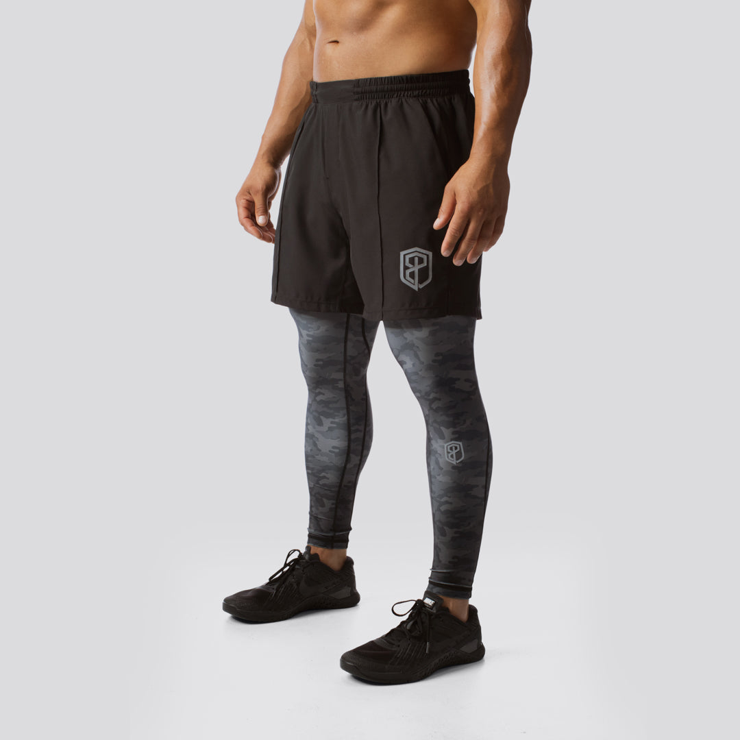 Men's High-Performance Compression Tights for Running, Workout & Gym - Moisture-Wicking & Muscle Support