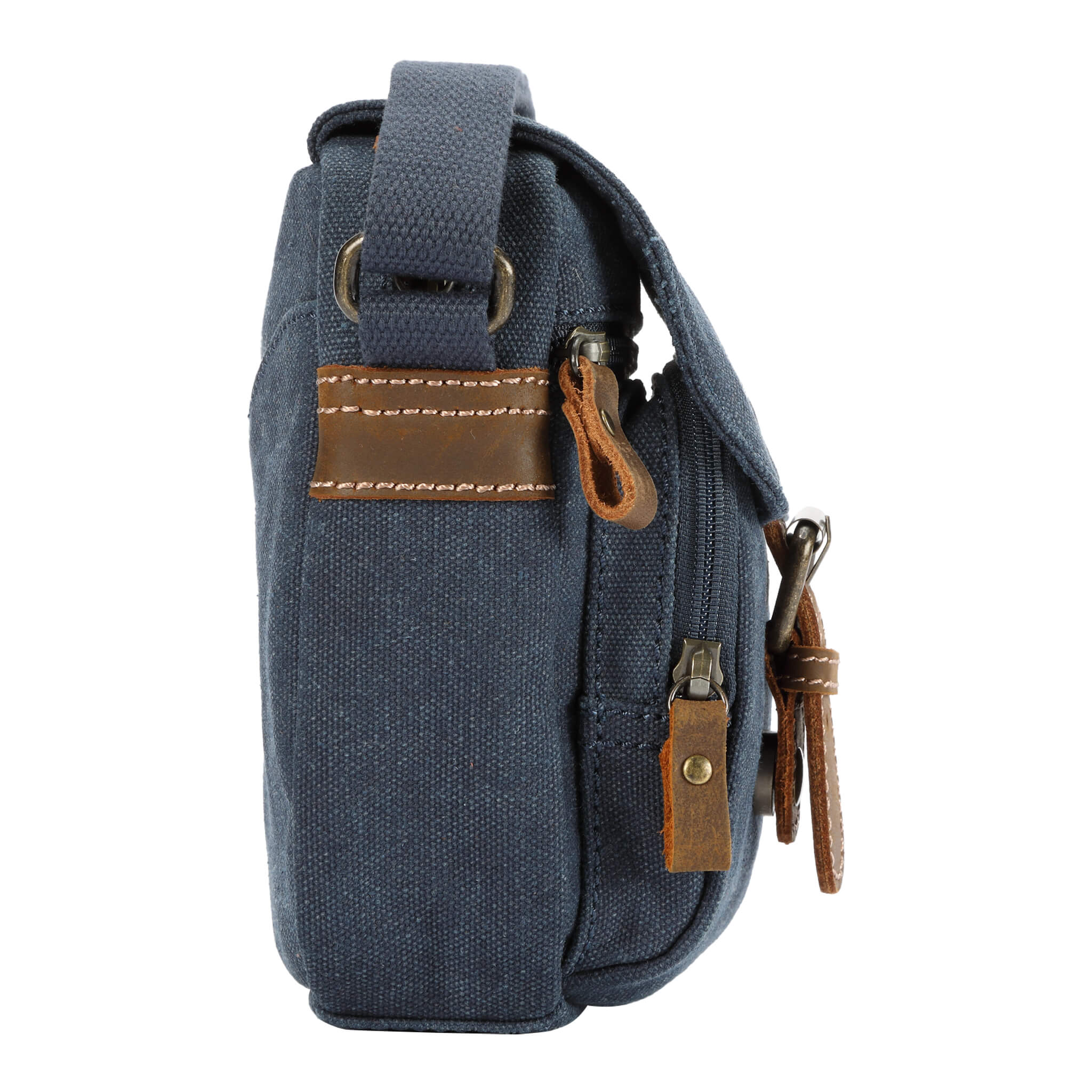 TRP0213 Troop London Classic Canvas Crossbody Bag for Men & Women - Stylish & Durable Everyday Shoulder Bag for Work, Travel & Casual Outings