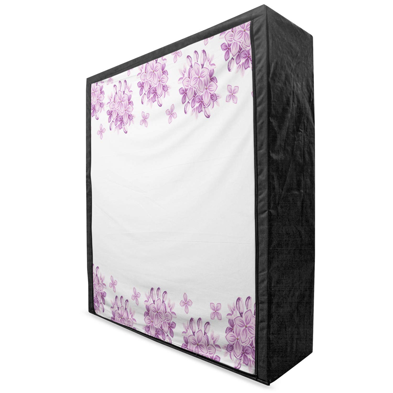 Ambesonne Floral Portable Fabric Wardrobe - 59