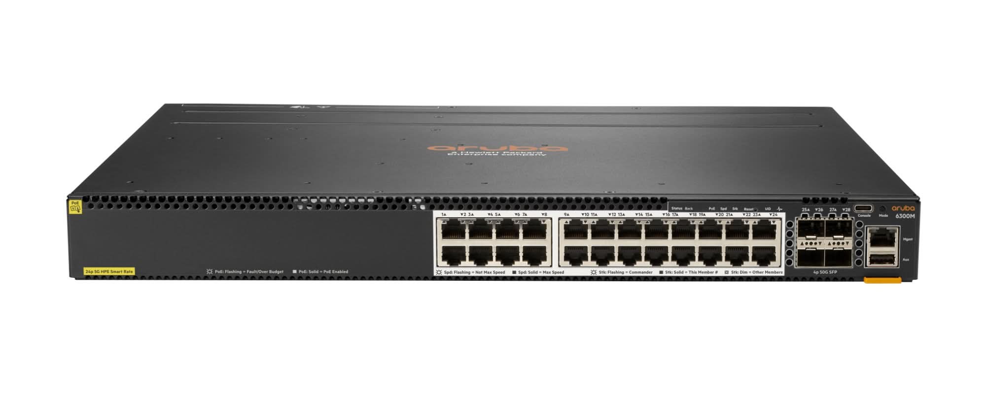Aruba 6300M JL660A 1U Managed L3 PoE Switch (Grey) - Ideal for Enterprise Networks, Data Centers & Smart Office Connectivity