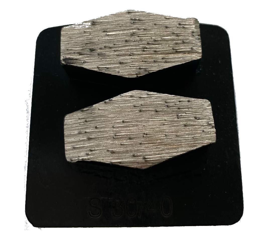 3-Pack Premium Diamond Grinding Discs for Husqvarna PG Floor Grinders - 30/40 Grit Soft Bond Concrete Grinding Pads - Perfect for Floor Prep, Surface Leveling & Concrete Polishing