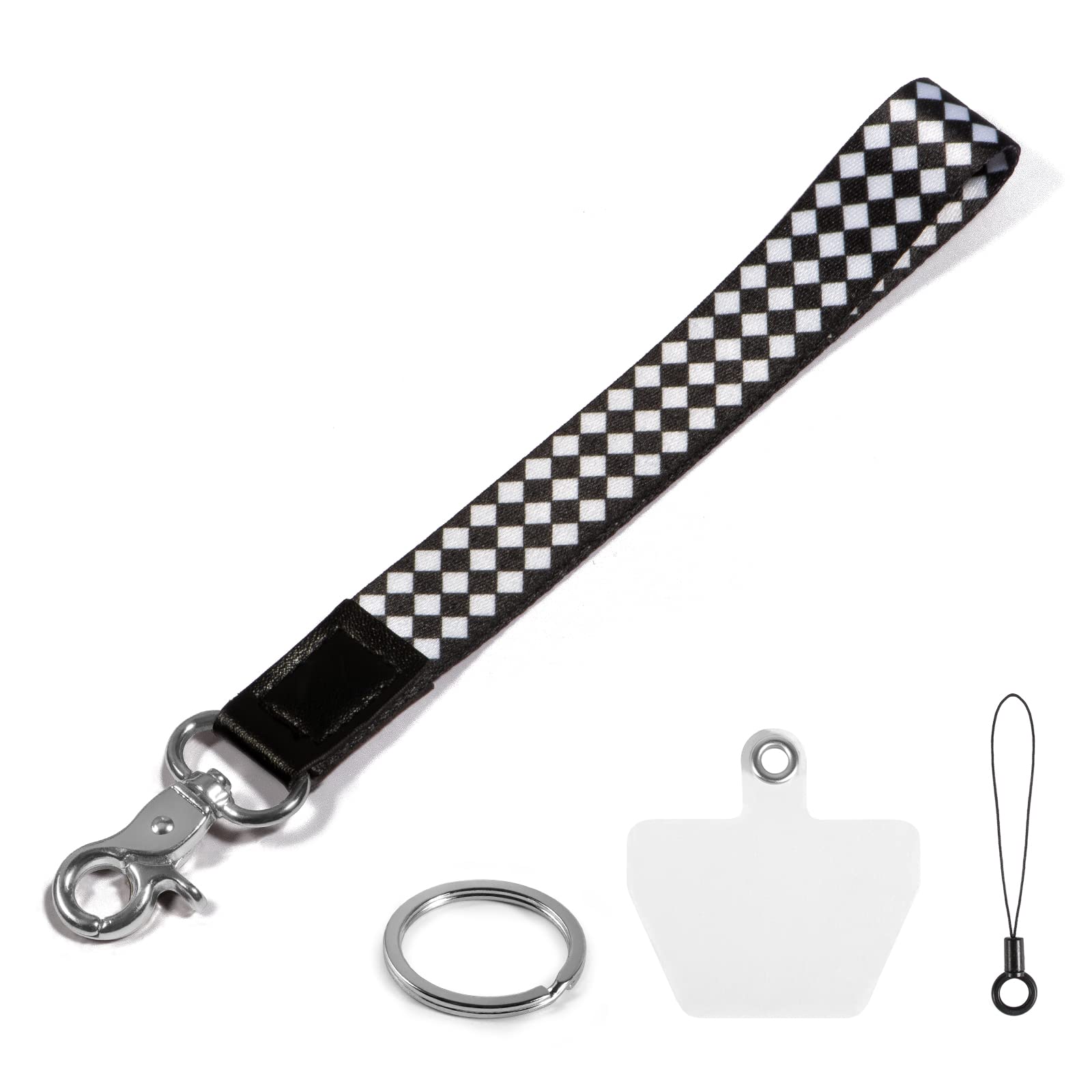 Adjustable Universal Phone Lanyard - Crossbody & Wrist Strap for iPhone, Keys & ID Badges - Secure Hands-Free Carrying for Work, Travel & Outdoor Activities