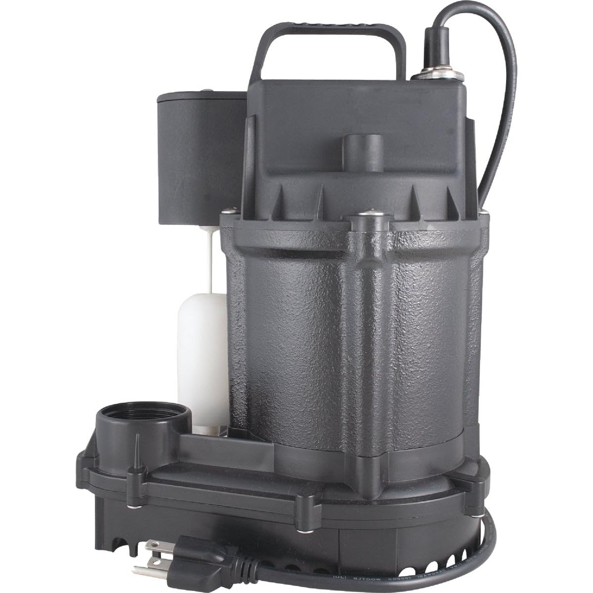 3SVS 1/3 HP Cast Iron Submersible Sump Pump - Heavy Duty Water Removal for Basements, Crawl Spaces & Flooded Areas - Ideal for Home, Garage & Emergency Water Drainage