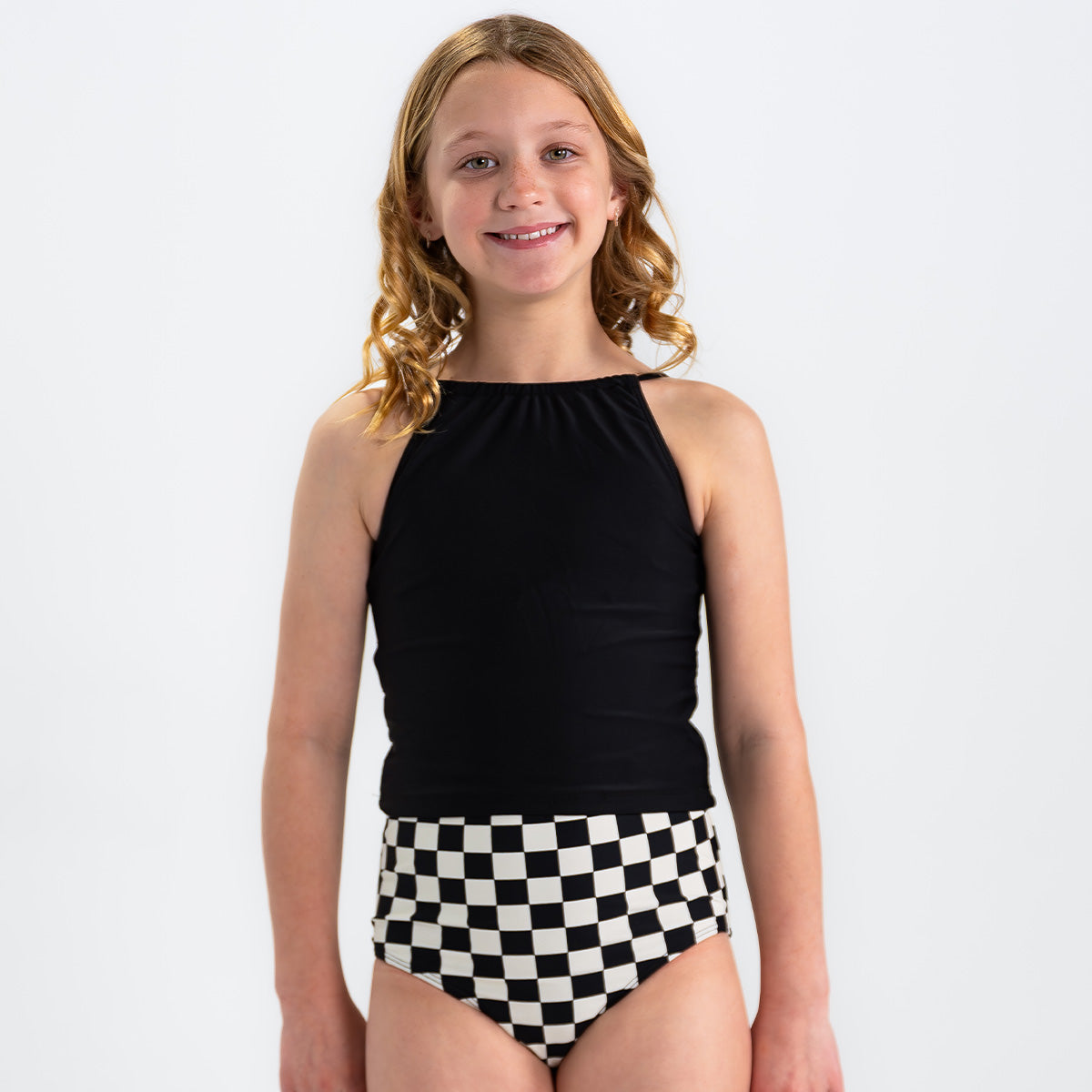 Original High Waist Leggings for Girls - Comfortable Stretchy Yoga Pants for School, Sports & Playtime