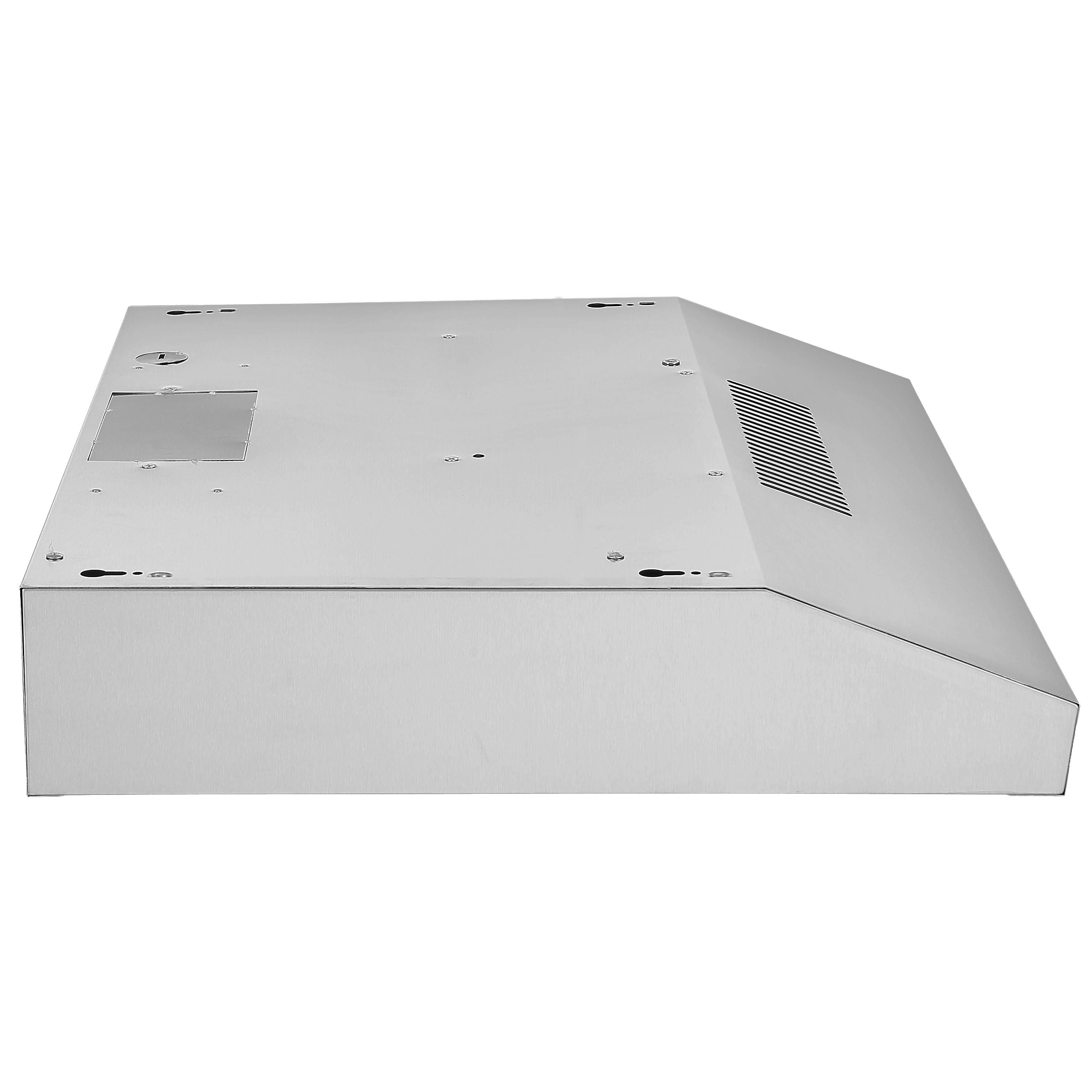 24 Inch Stainless Steel Convertible Under Cabinet Range Hood - Powerful Kitchen Ventilation for Smoke & Odor Removal - Perfect for Home Cooking, Baking & Grilling