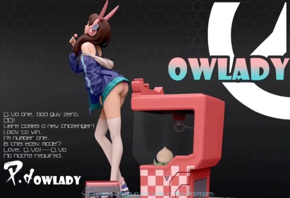 Custom Overwatch D.Va Themed Gaming Accessories - Perfect for Cosplay, Gamer Gifts & Esports Enthusiasts