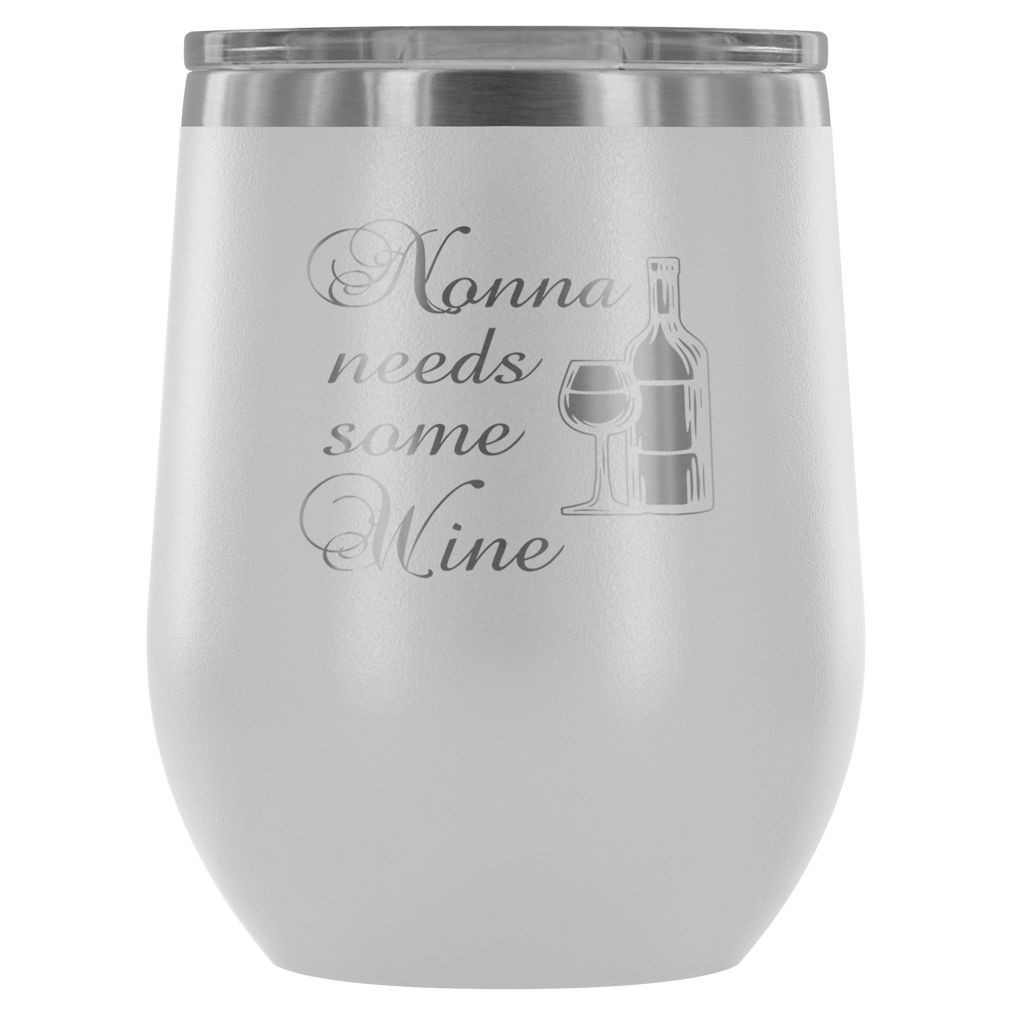 12 oz Insulated Stainless Steel Wine Tumbler with Lid - Double Wall Vacuum Travel Cup for Wine, Coffee & Cocktails - BPA Free & Lightweight - Perfect for Outdoor Picnics, Beach Trips & Commuting