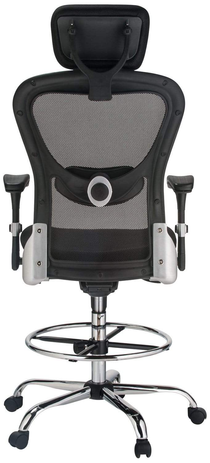 Harwick Deluxe Ergonomic Mesh Drafting Stool [3052D] - Adjustable Height Office Chair for Architects, Designers & Artists - Perfect for Home Office, Studio & Workspace