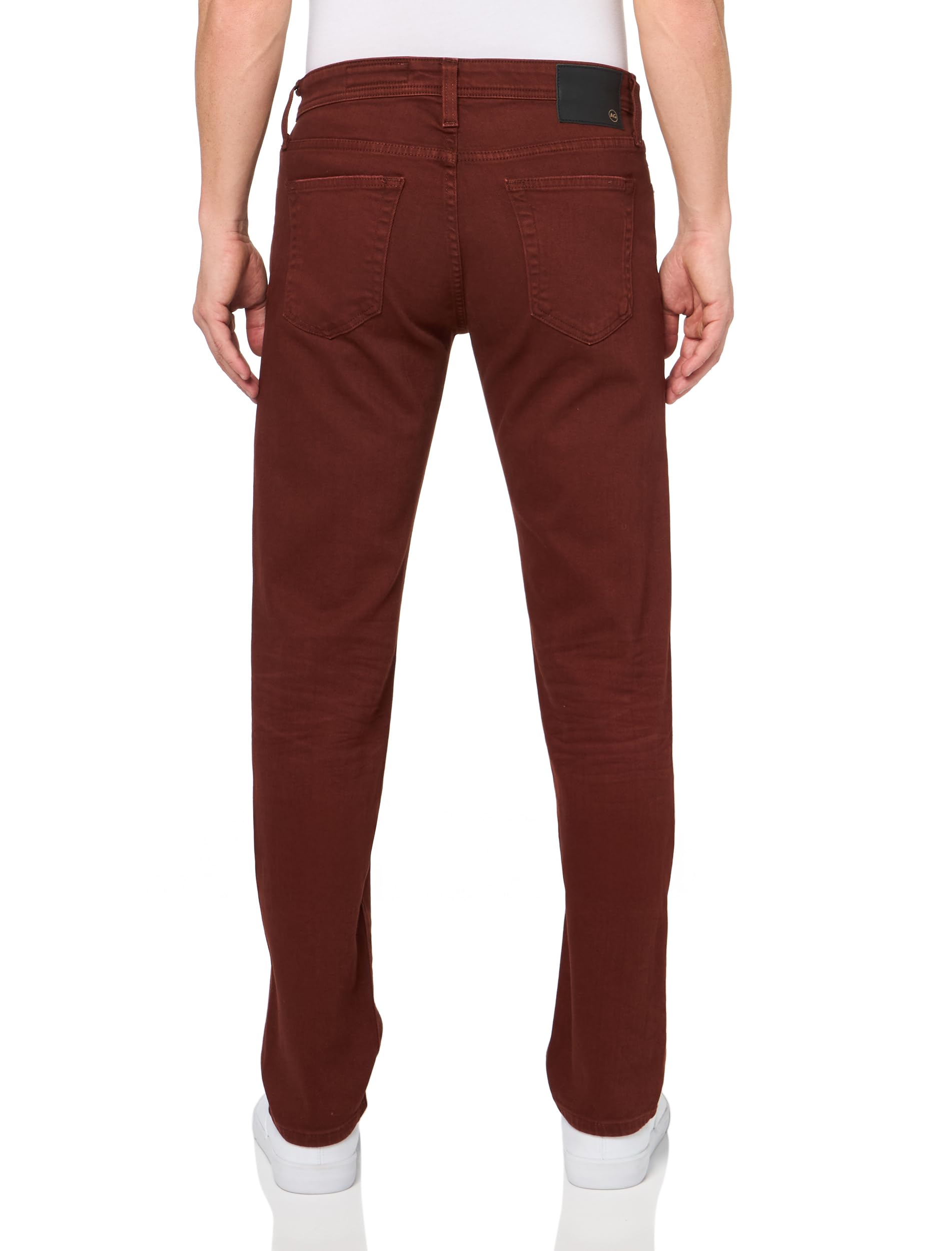 AG Jeans Men's The Tellis Modern Slim Fit Stretch Denim Pants - Sulfur Rich Crimson Wash (Size W32) | Comfortable & Stylish for Casual Wear, Office & Night Out