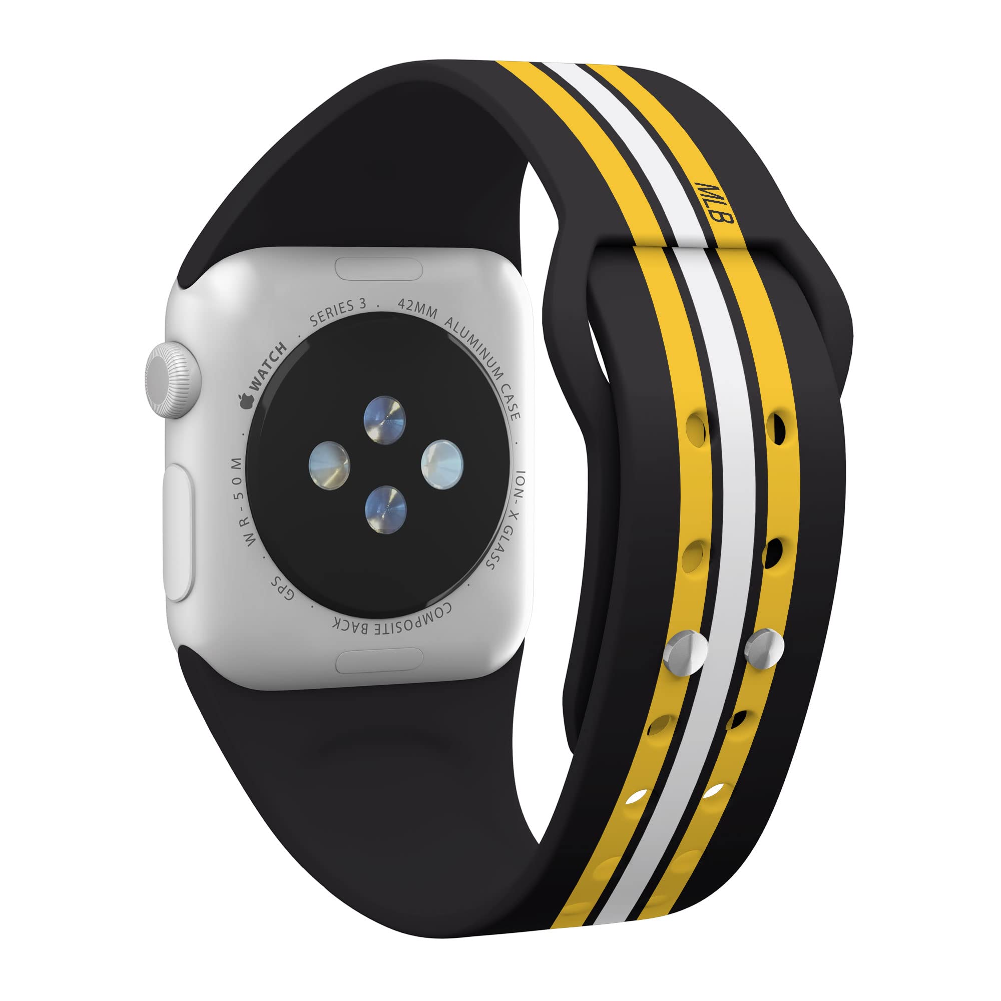 Pittsburgh Pirates HD Apple Watch Band - Compatible with All Apple Watch Models - Perfect for Game Day, Sports Fans & Team Spirit Accessories