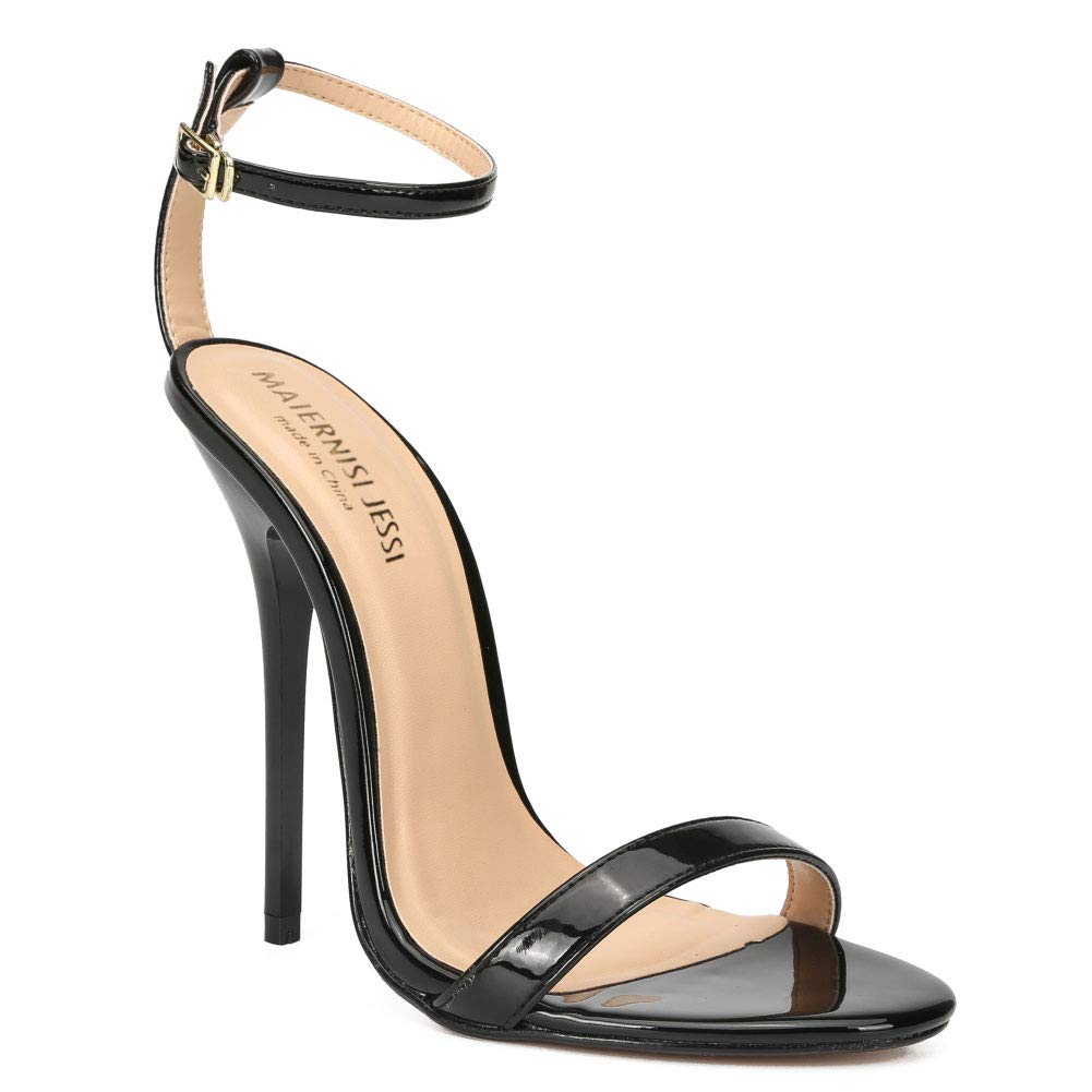 MAIERNISI JESSI Strappy High Heel Sandals for Women & Men - Sexy Stiletto Heels for Party, Wedding, Date Night & Summer Outfits