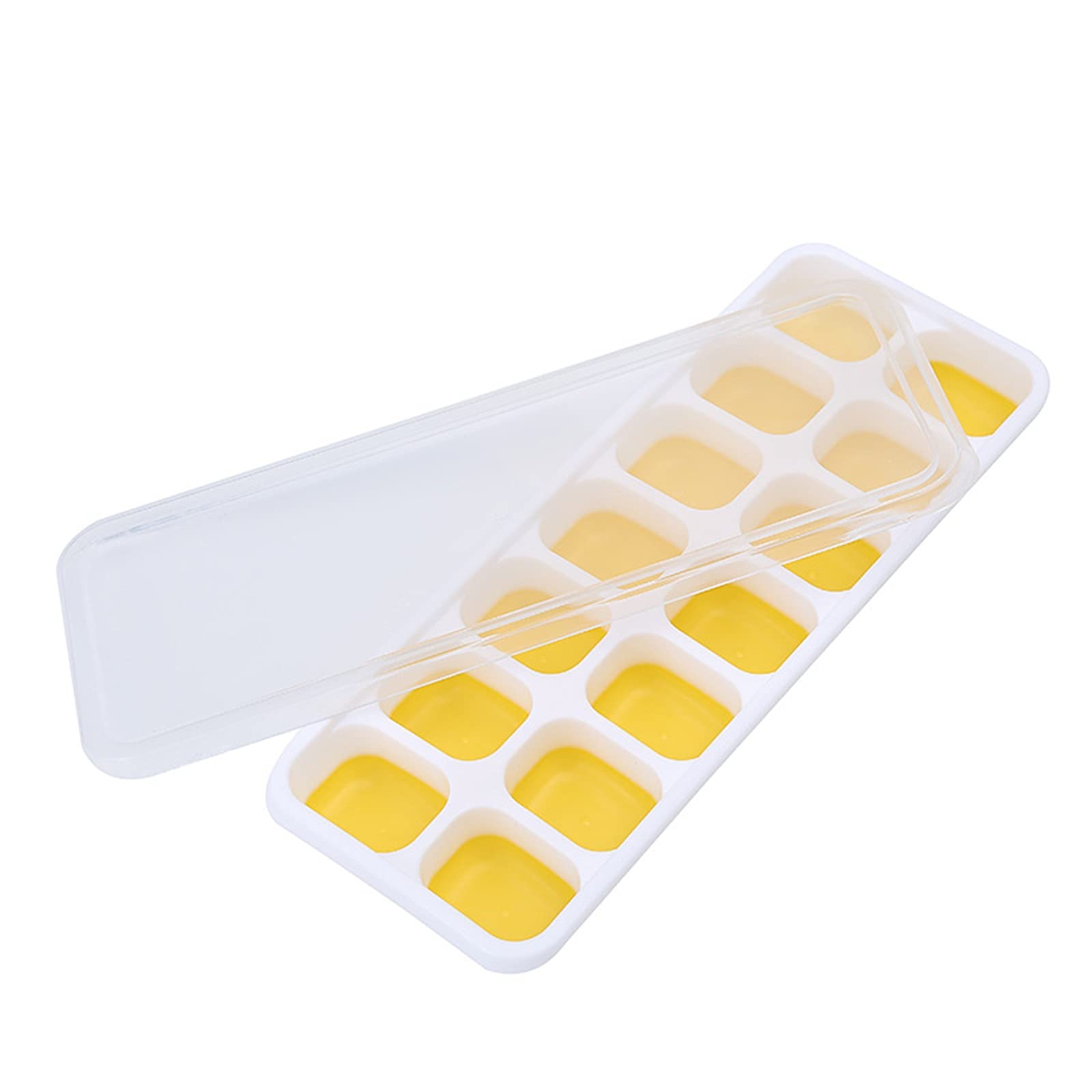 Nipogear Silicone Ice Cube Trays Set of 2 - Whiskey Ice Ball Maker & Large Square Ice Molds with Lids for Cocktails, Bourbon, Freezer - BPA Free Reusable Ice Cube Trays for Home Bar, Parties & Beverage Chilling