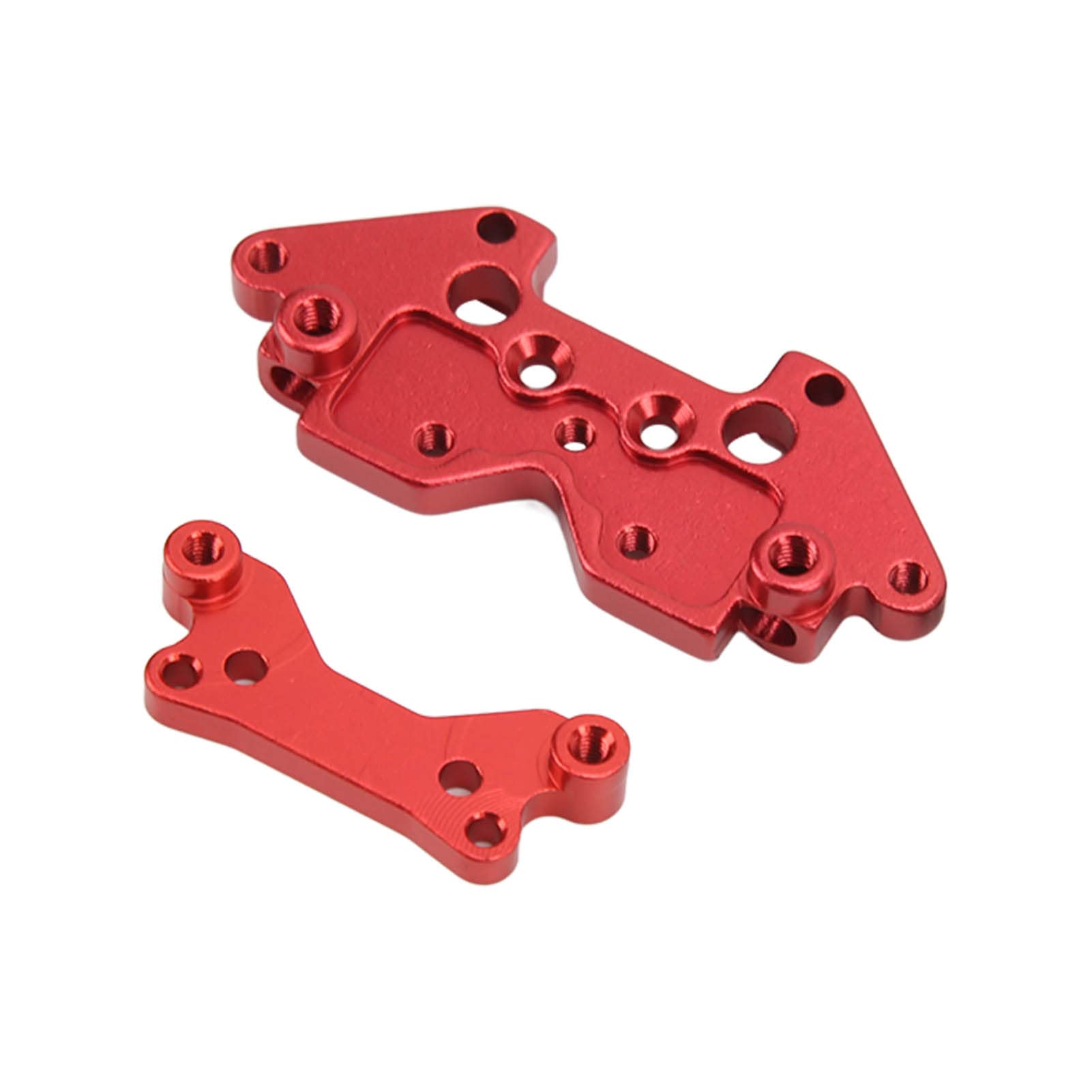 High-Performance Aluminum Alloy Shock Absorber Plates for HBX 1/18 RC Cars (18859E/18858E/18857E) - Front & Rear Vibration Reduction Upgrade for Smoother Off-Road Racing & Bashing