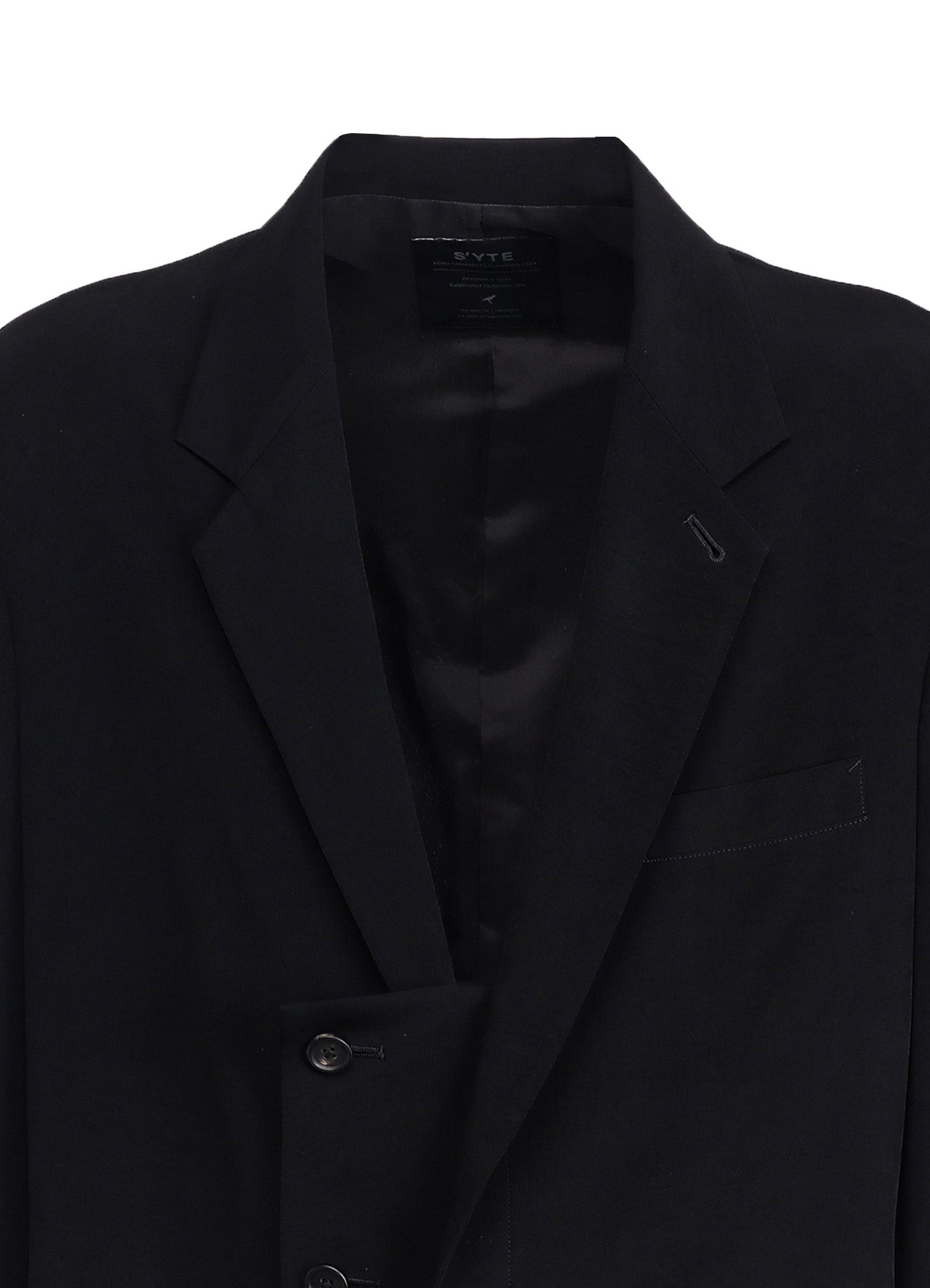 CREPE de CHINE OVERSIZE NOTCHED LAPEL JACKET for Women - Elegant Loose Fit Blazer with Stylish Lapel Design - Perfect for Office Wear, Business Meetings & Casual Outings