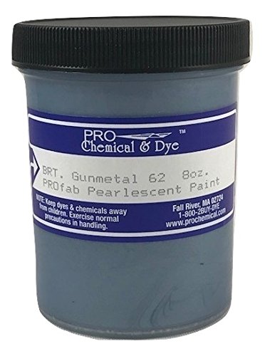 Pearlescent Textile Paint - 8 oz Gunmetal Metallic Fabric Paint for DIY Crafts, Clothing & Home Decor - Perfect for T-Shirts, Canvas Bags & Upholstery Projects