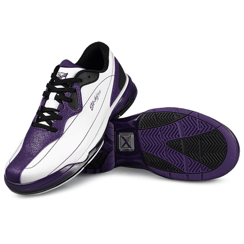 KR Strikeforce Women's Dream White/Purple Right Hand High Performance Bowling Shoes - Perfect for League Play & Tournament Bowling