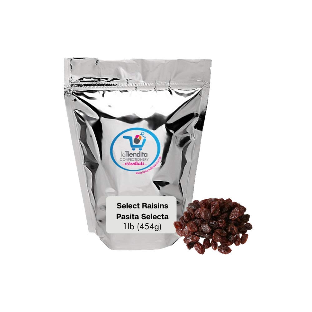 LA TIENDITA ESSENTIALS Premium California Select Raisins - 1 lb Bulk Pack | Organic Dried Grapes for Baking, Snacking & Trail Mix | Vegan & Gluten-Free Healthy Snack