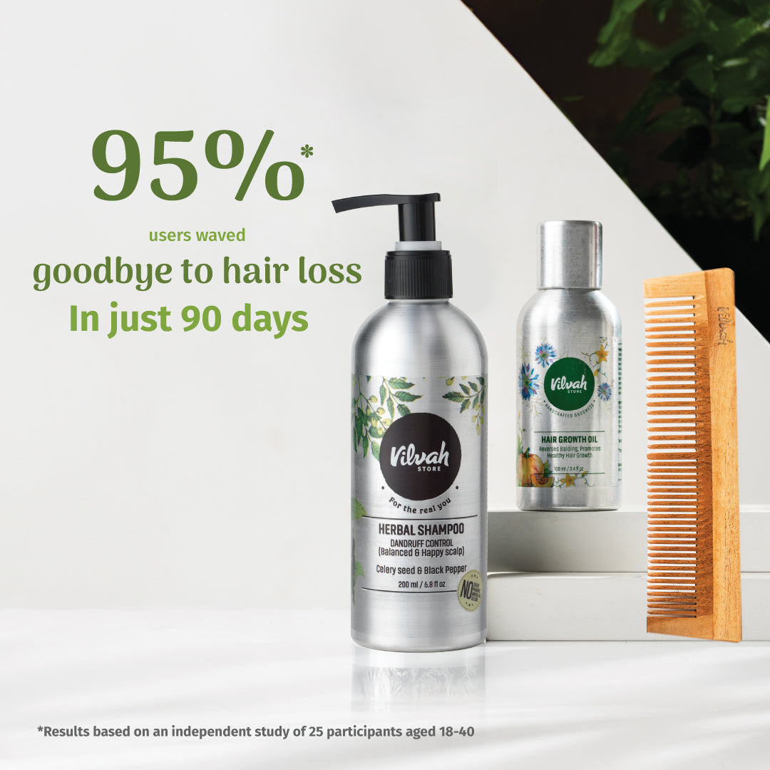 Hair Wellness Gift Set for Women - Natural Hair Care Kit with Shampoo, Conditioner & Hair Oil - Perfect for Gifts, Holidays & Self-Care Routine