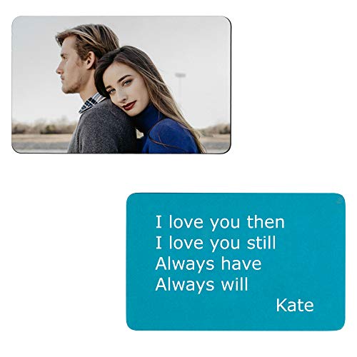Blue: Full Color Photo Printing + Text Engraving