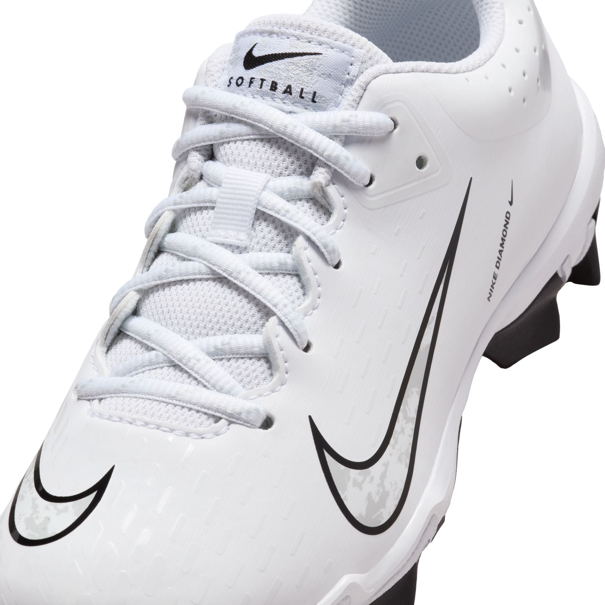 Nike Youth Hyperdiamond 4 Keystone Softball Cleats for Boys & Girls - Lightweight Baseball Shoes with Traction for Field & Turf - Perfect for Little League, Fastpitch & Youth Softball Games