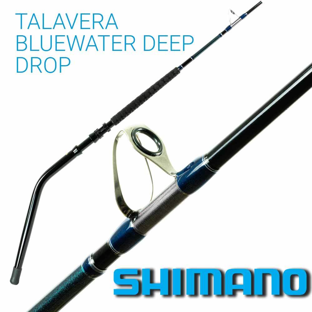 Shimano Talavera Bluewater Deep Drop Fishing Rods - Heavy Duty Saltwater Offshore Trolling Rod for Deep Sea Fishing & Big Game Angling