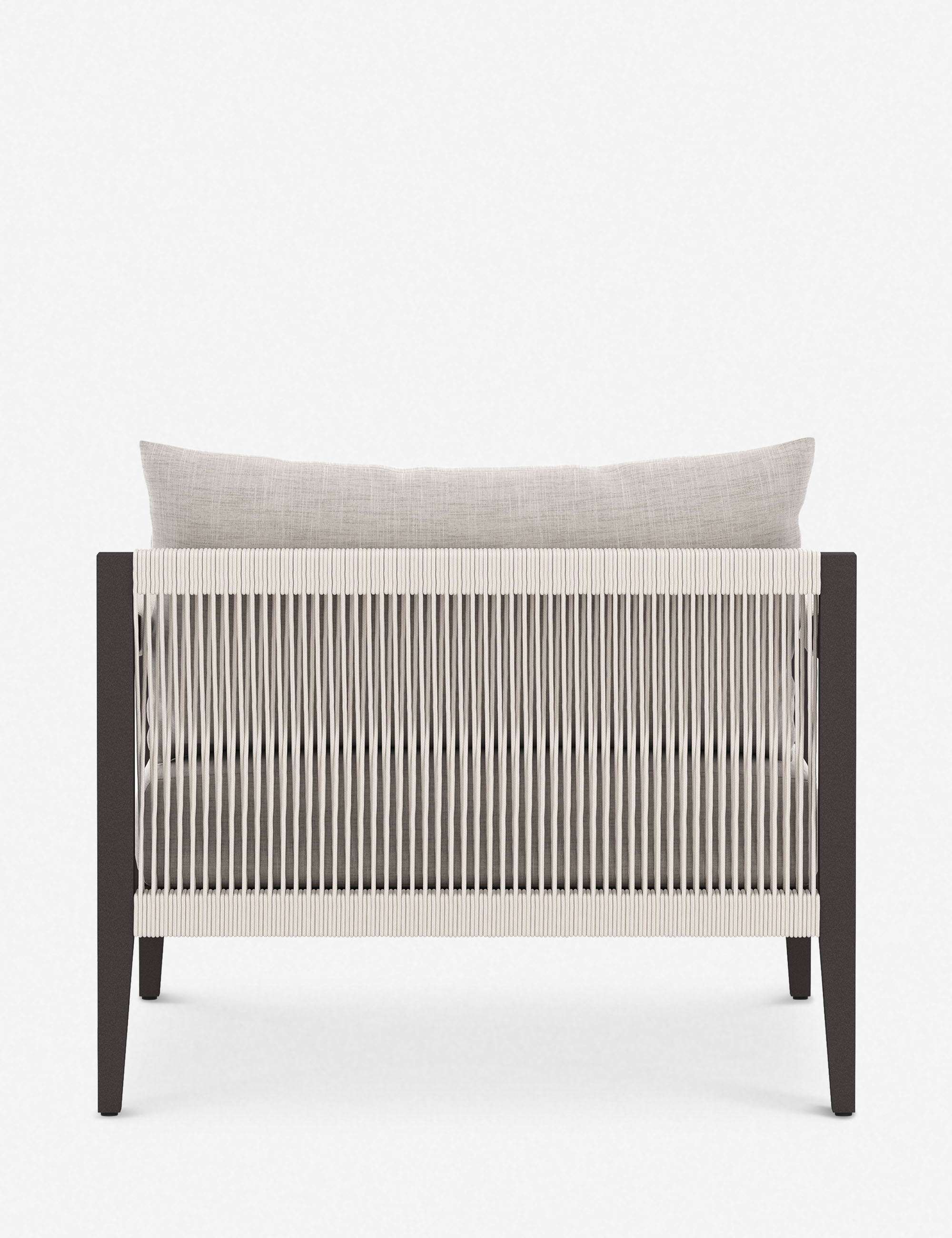 Cadenza Indoor Outdoor Accent Chair - Weather-Resistant Patio Lounge Chair for Garden, Poolside & Balcony - Modern Wicker Furniture with Cushions