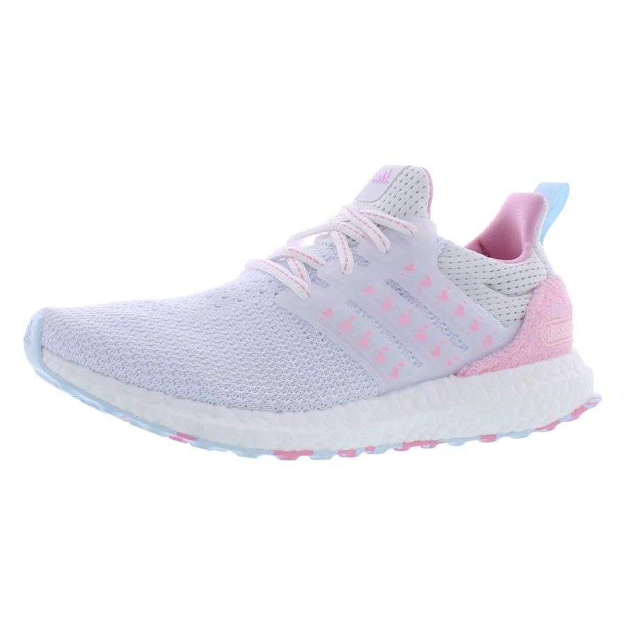 adidas Women's Fluidflow Running Shoes - Lightweight & Breathable White/Pink Sneakers for Jogging, Gym Workouts & Casual Wear | US Size 5 Men (Women's 6.5)