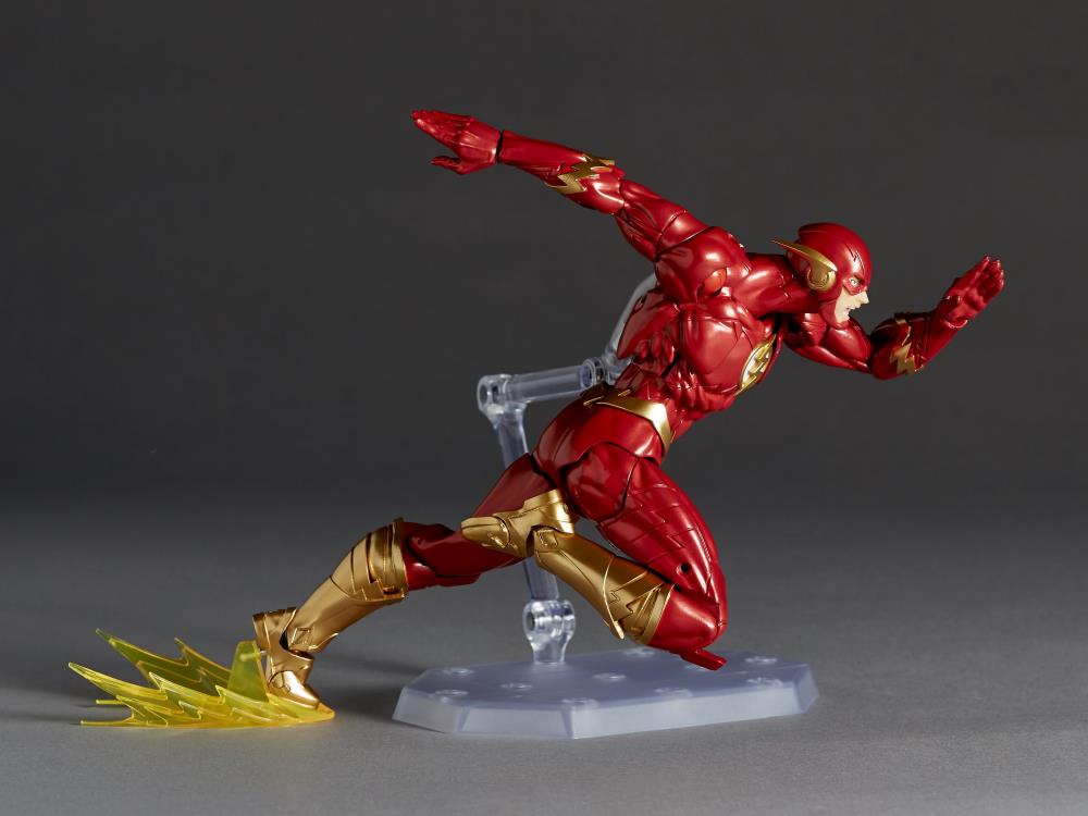 Amazing Yamaguchi Revoltech The Flash Action Figure NR010 - Highly Articulated Collectible for DC Fans & Display Scenes