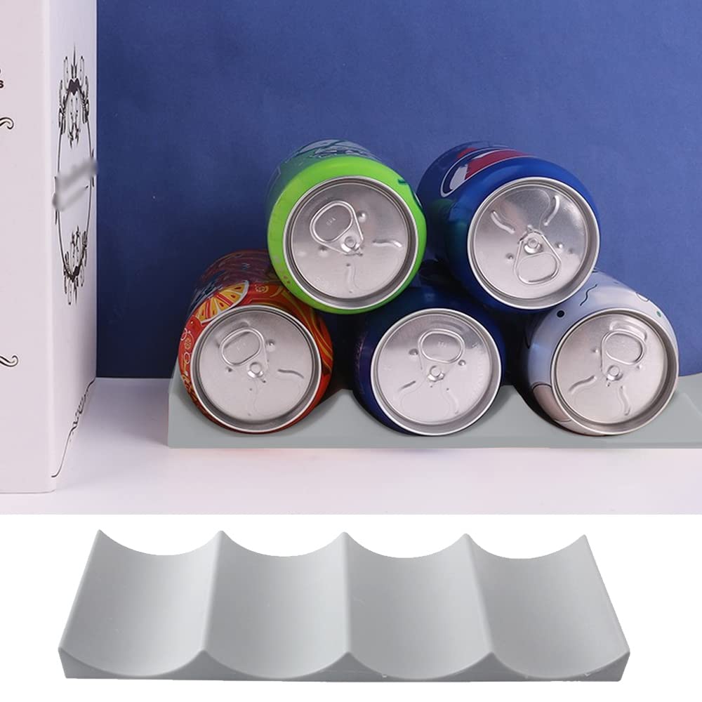 XINLRYUYING Free Standing Wine Rack - Milk Bottle Storage Holder for Cabinet, Cupboard, Countertop & Fridge Shelf (Grey) - Perfect for Kitchen Organization & Wine Display