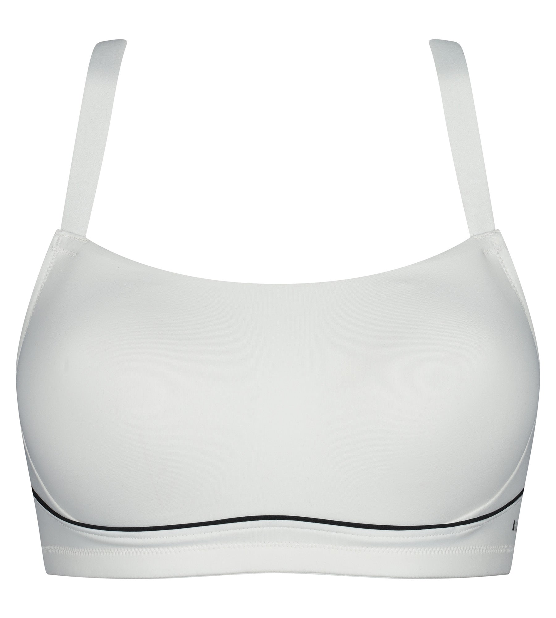 Dim Move Sculpting Sports Bra in Breathable Microfiber - Écru Color for Yoga, Running & Gym Workouts