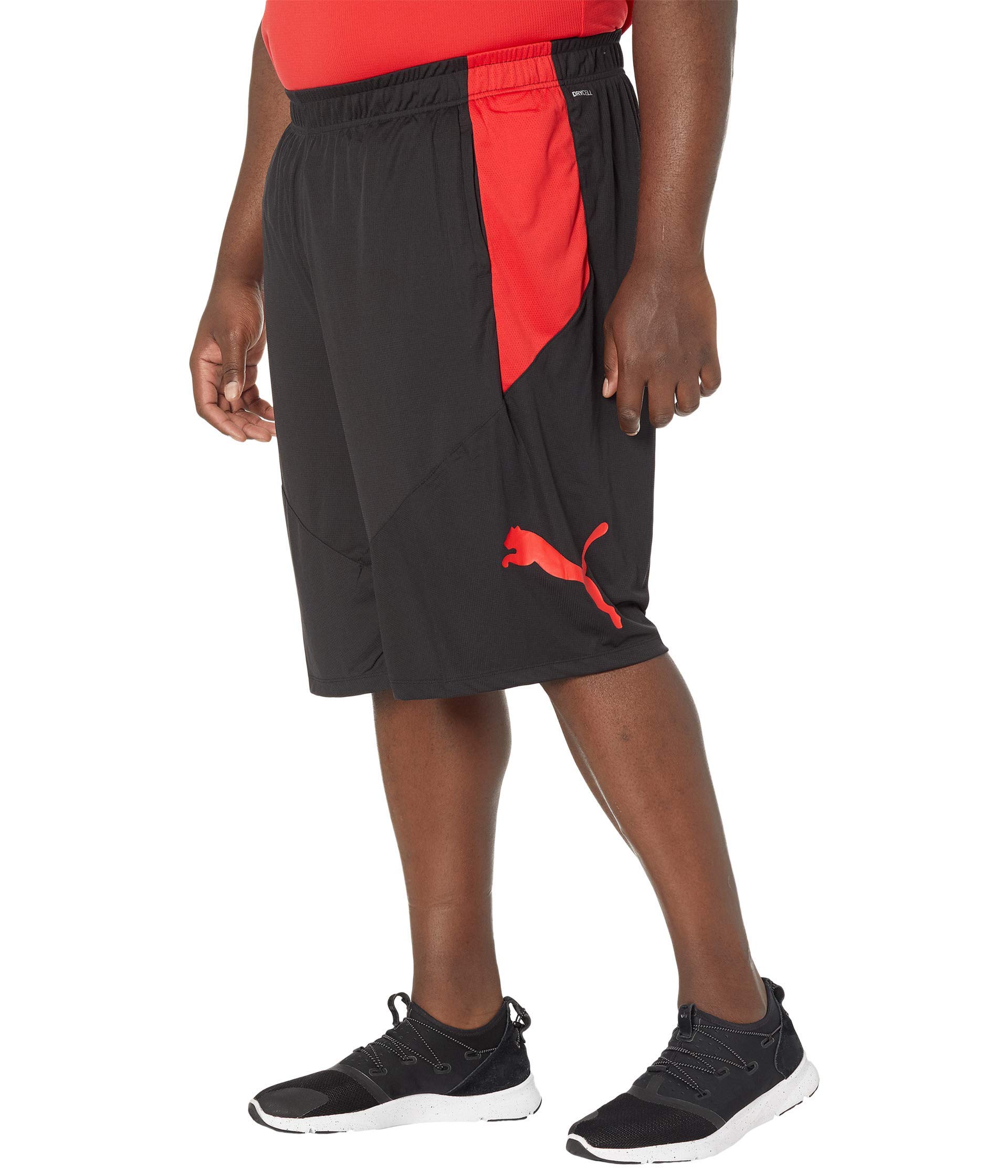 PUMA Men's Big & Tall Cat Athletic Shorts - Lightweight Quick-Dry Gym Shorts for Running, Workout & Casual Wear - Plus Size Activewear for Tall Men