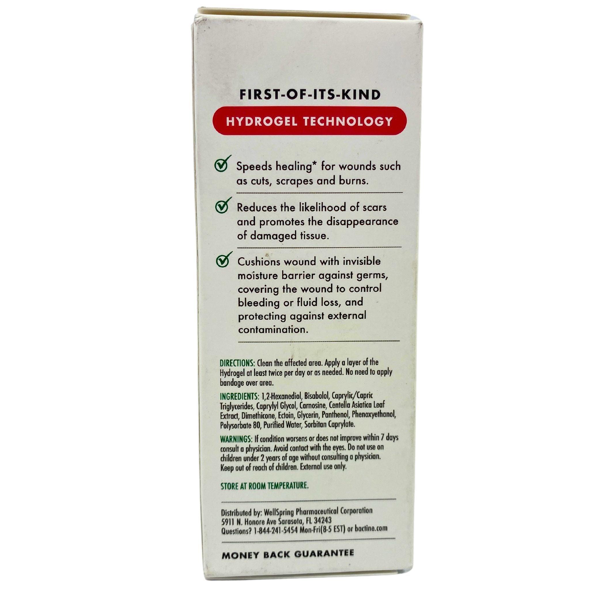 Bactine Max Advanced Healing + Scar Defense Hydrogel - No Sting, Dries in Seconds (34 Pcs) - First Aid for Cuts, Burns & Minor Wounds - Ideal for Home, Office & Travel Kits