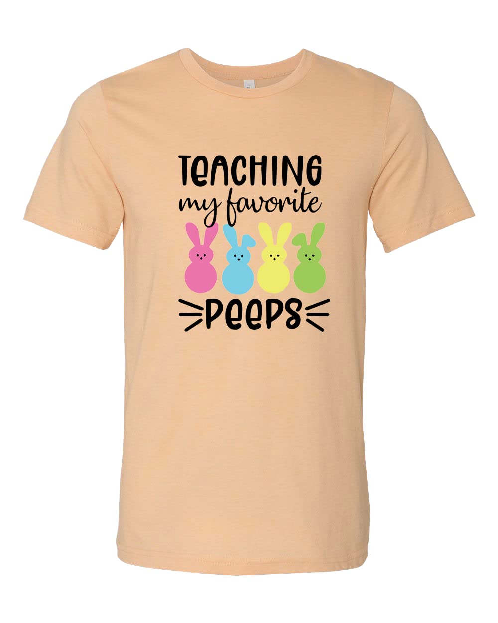 Best Teacher T-Shirt - Cute Easter Peeps Design for Educators - Perfect for Classroom, Easter Celebrations & Teacher Appreciation Gifts
