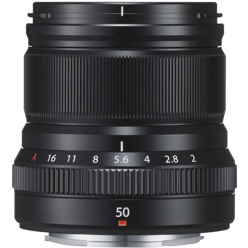 Fujifilm FUJINON XF 50mm F2.0 R WR Black Lens - Fast Aperture Prime Lens for Fujifilm X-Mount Cameras | Perfect for Portraits, Street & Low Light Photography