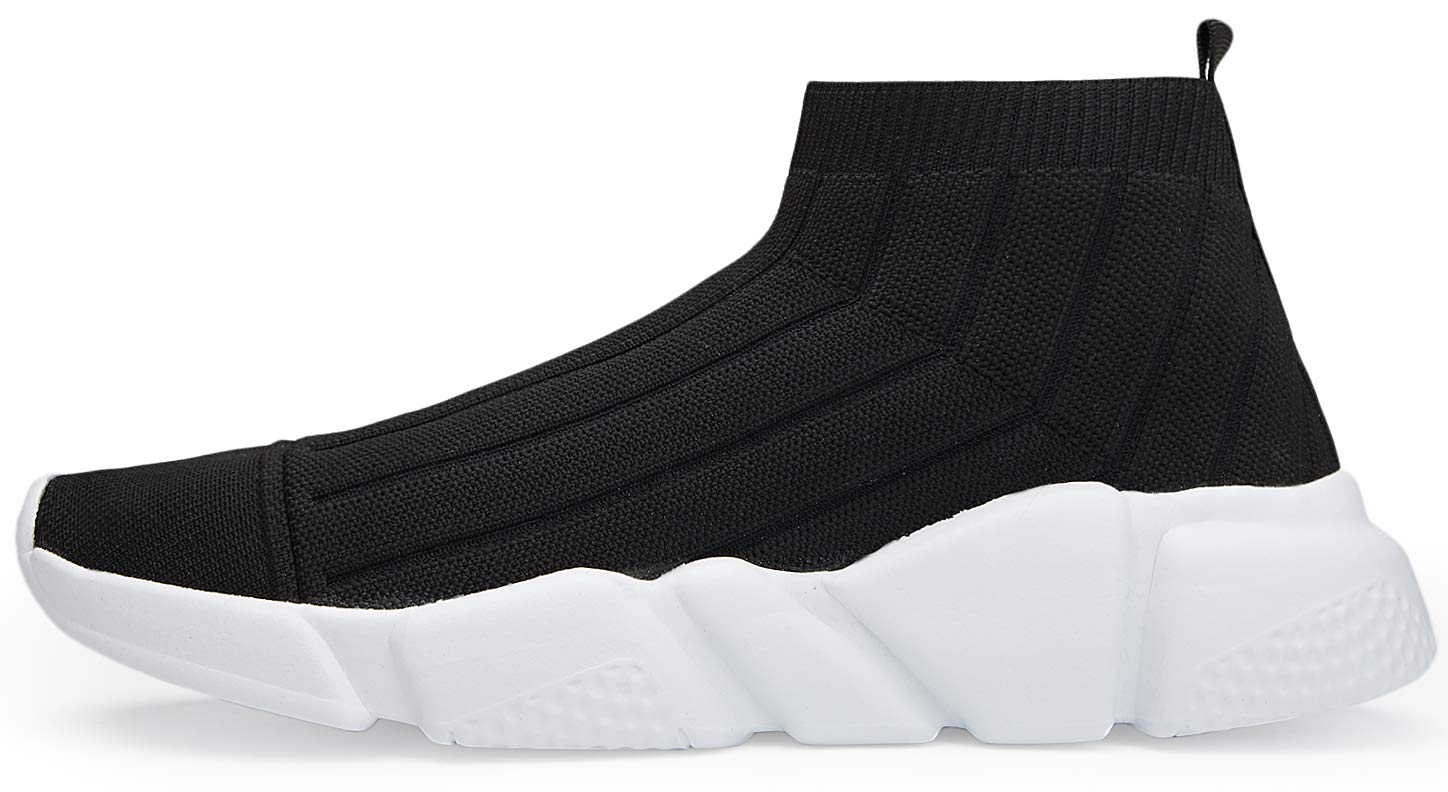 Santiro Men's Breathable Slip-On Sneakers - Lightweight Running, Walking & Gym Shoes for Men - Perfect for Workouts, Casual Wear & Daily Activities