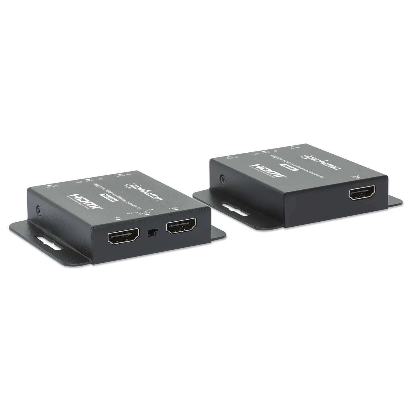 4K@30Hz HDMI Extender Kit Over Ethernet - Long Range 330ft HD Video & Audio Transmission for Home Theater, Gaming, and Conference Rooms