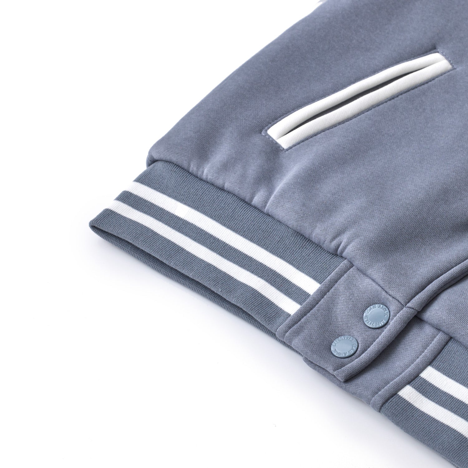 Essential Varsity Jacket for Men & Women - Classic Gray Baseball Letterman Jacket | Perfect for School, Sports & Casual Outfits