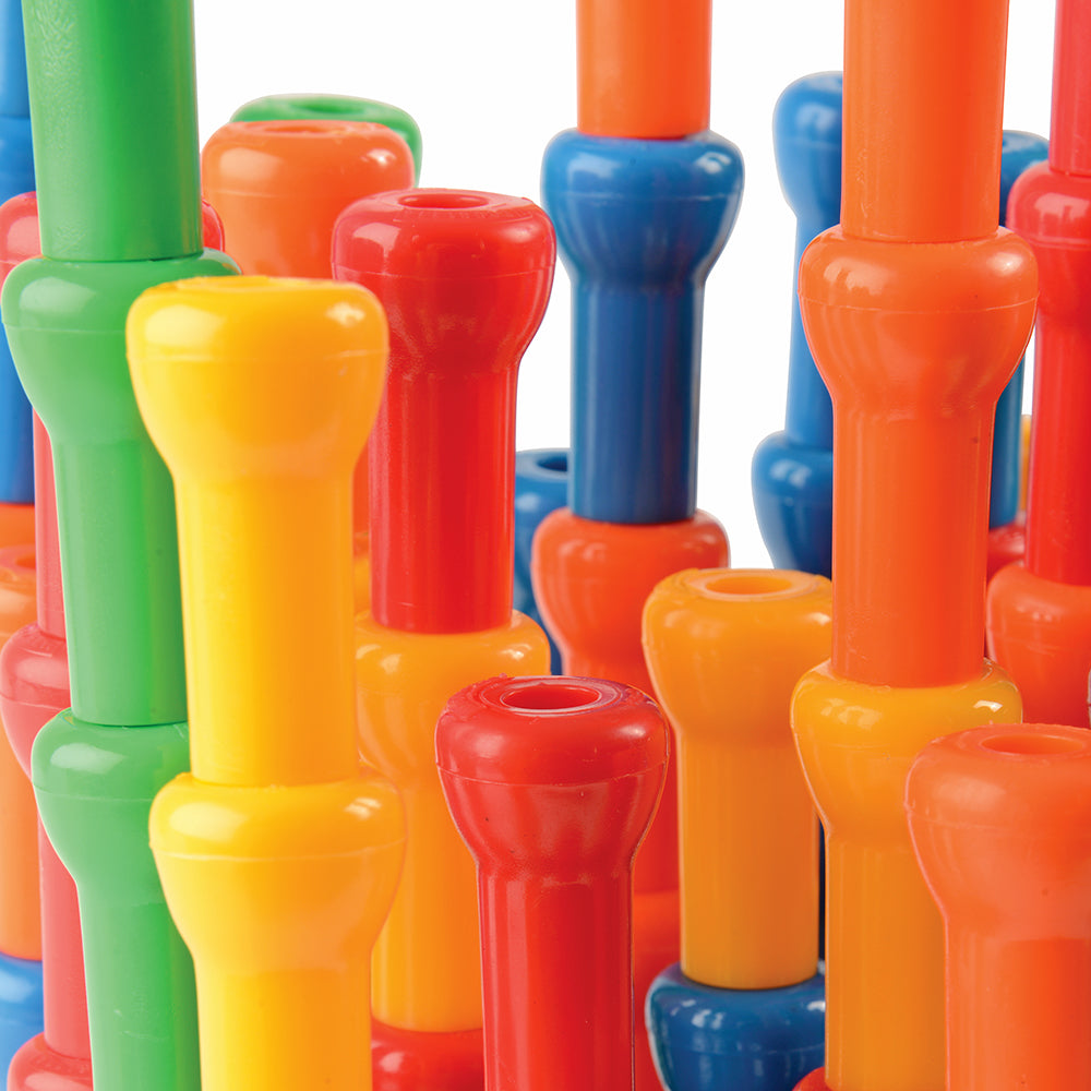 104-Piece Pegboard and Pegs Set for Classroom Learning - Perfect for Fine Motor Skills, Sorting, and STEM Activities