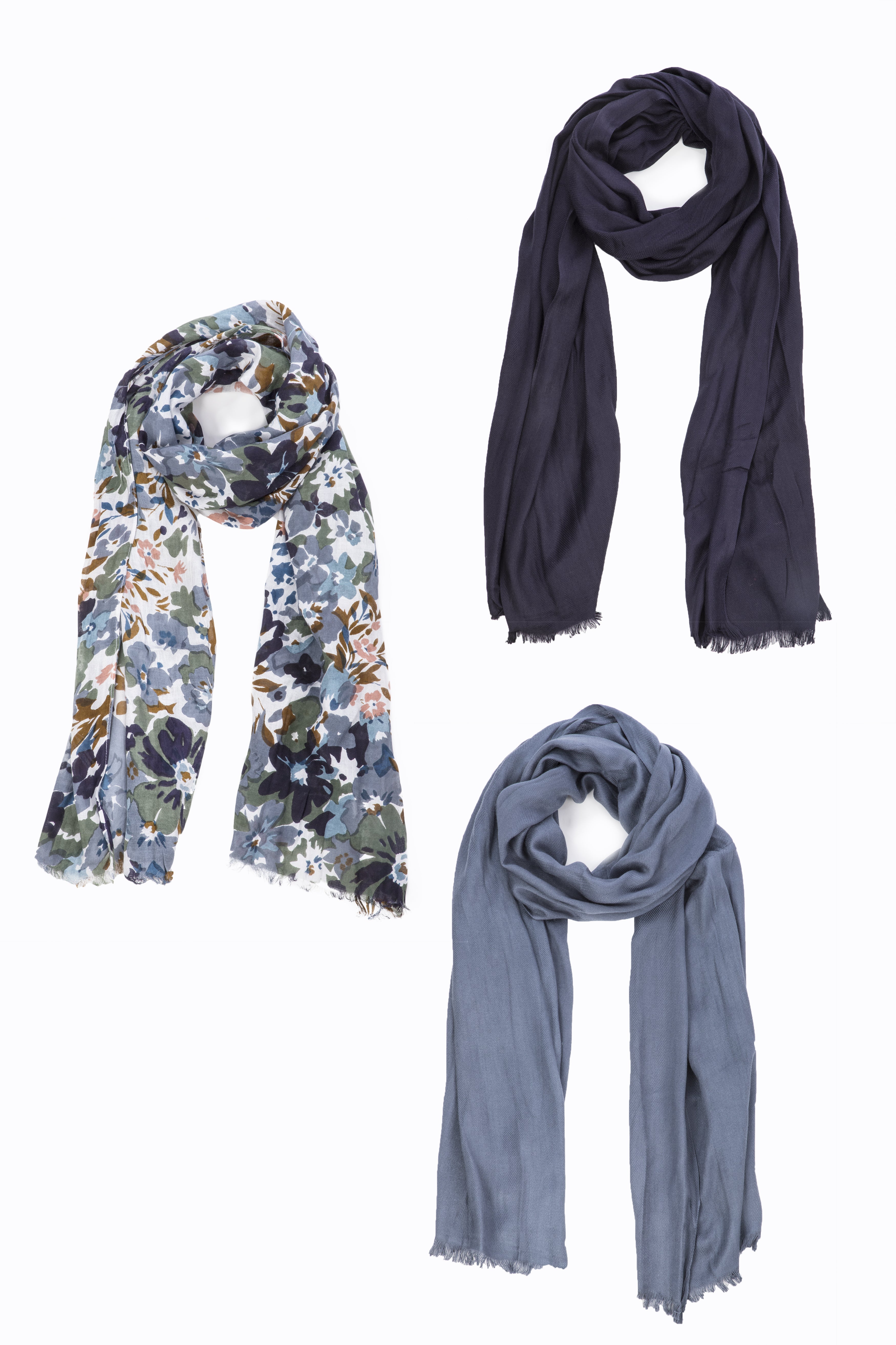 Elegant Floral Garden Scarf Set for Women - Lightweight Fashion Accessory for Spring Outfits, Weddings & Outdoor Events