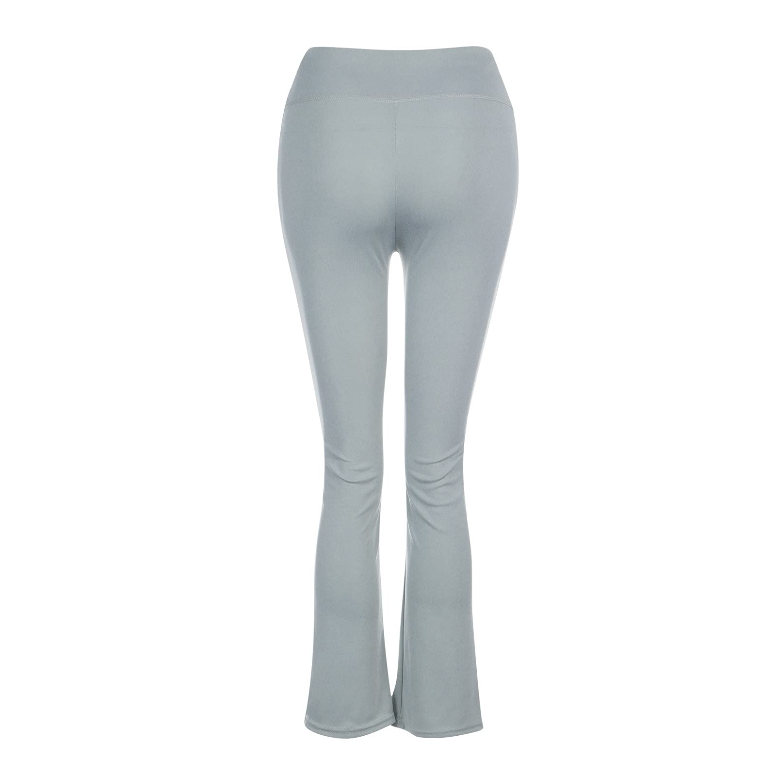 Lingding Women's Solid Wide Slim Yoga Pants - High Waisted Flare Leggings for Casual, Sports & Workout | Loose Fit Comfortable Black Flare Yoga Pants | Perfect for Yoga, Gym, Running & Everyday Wear