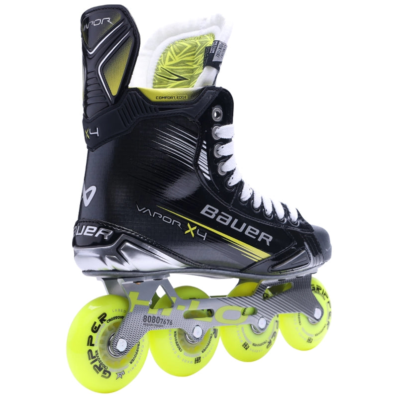 Bauer Vapor X4 Senior Inline Hockey Skates - High Performance Roller Skates for Men's Competitive Hockey & Rink Play