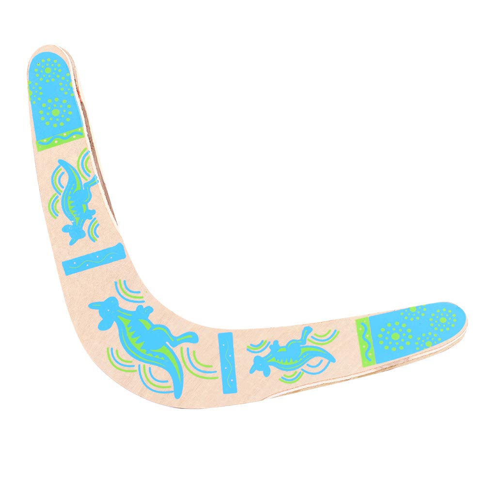 Premium Wooden Boomerang for Outdoor Sports - Non-Toxic, Handcrafted Flying Toy for Kids & Adults - Perfect for Backyard Games, Beach Fun, and Outdoor Recreation