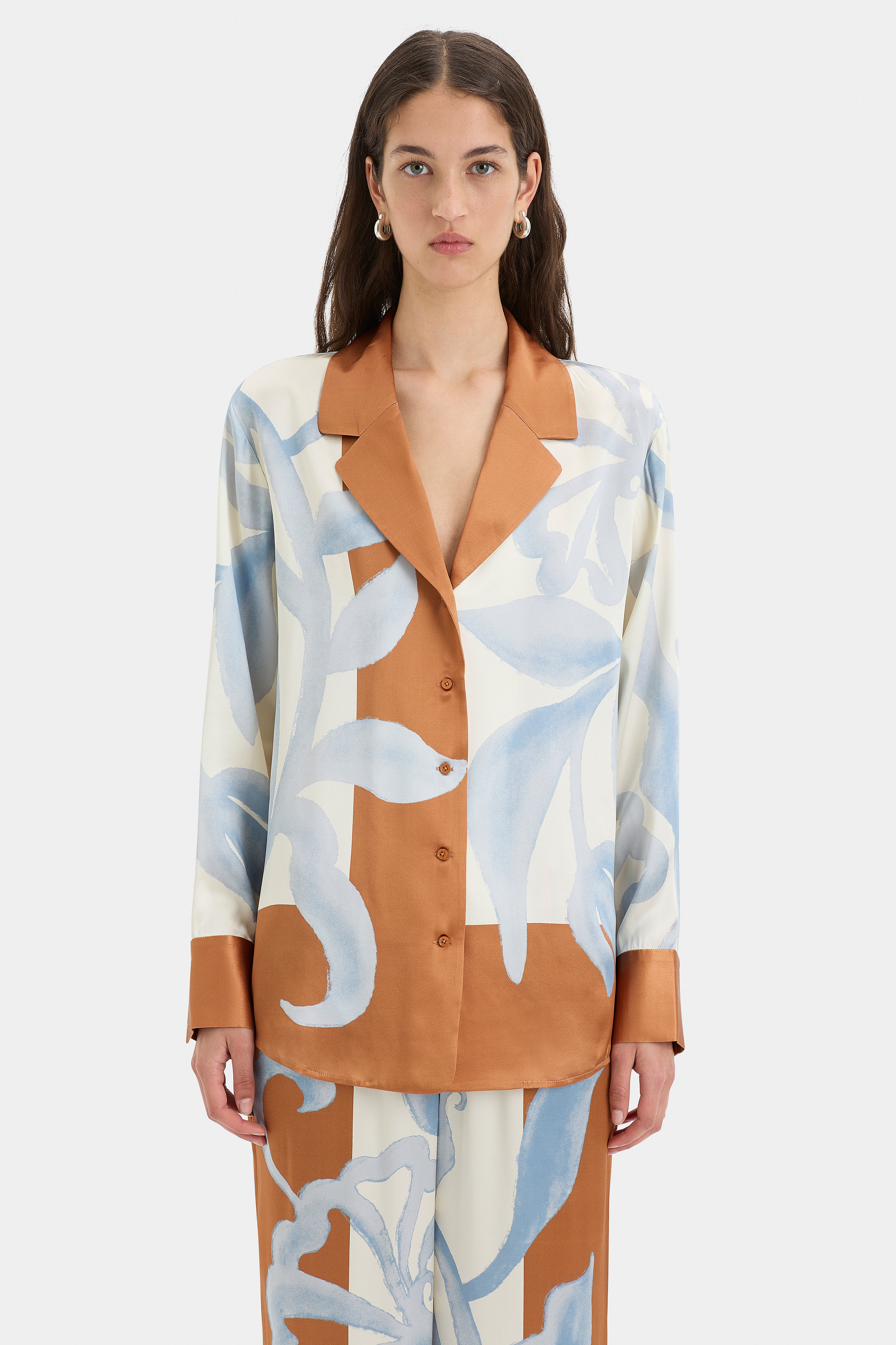 Sorrento Shirt with Sciarpa Print - Stylish Casual Button-Up for Men | Perfect for Office, Travel & Outdoor Activities