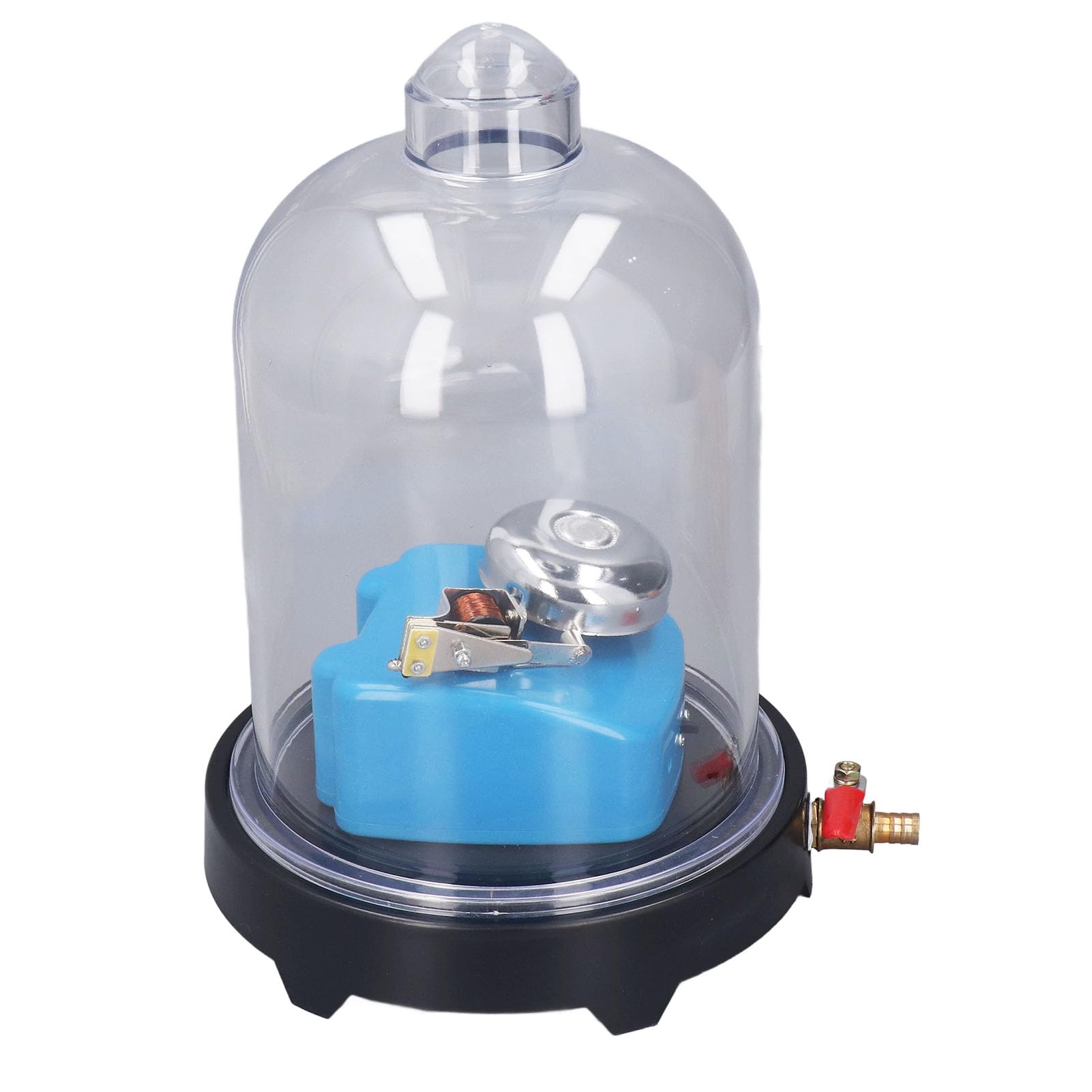 Premium Glass Vacuum Jar with Base - Scientific Vacuum Demonstration Kit for Physics Labs & Sound Experiments | Ideal for Classroom Demonstrations, STEM Education & Science Projects